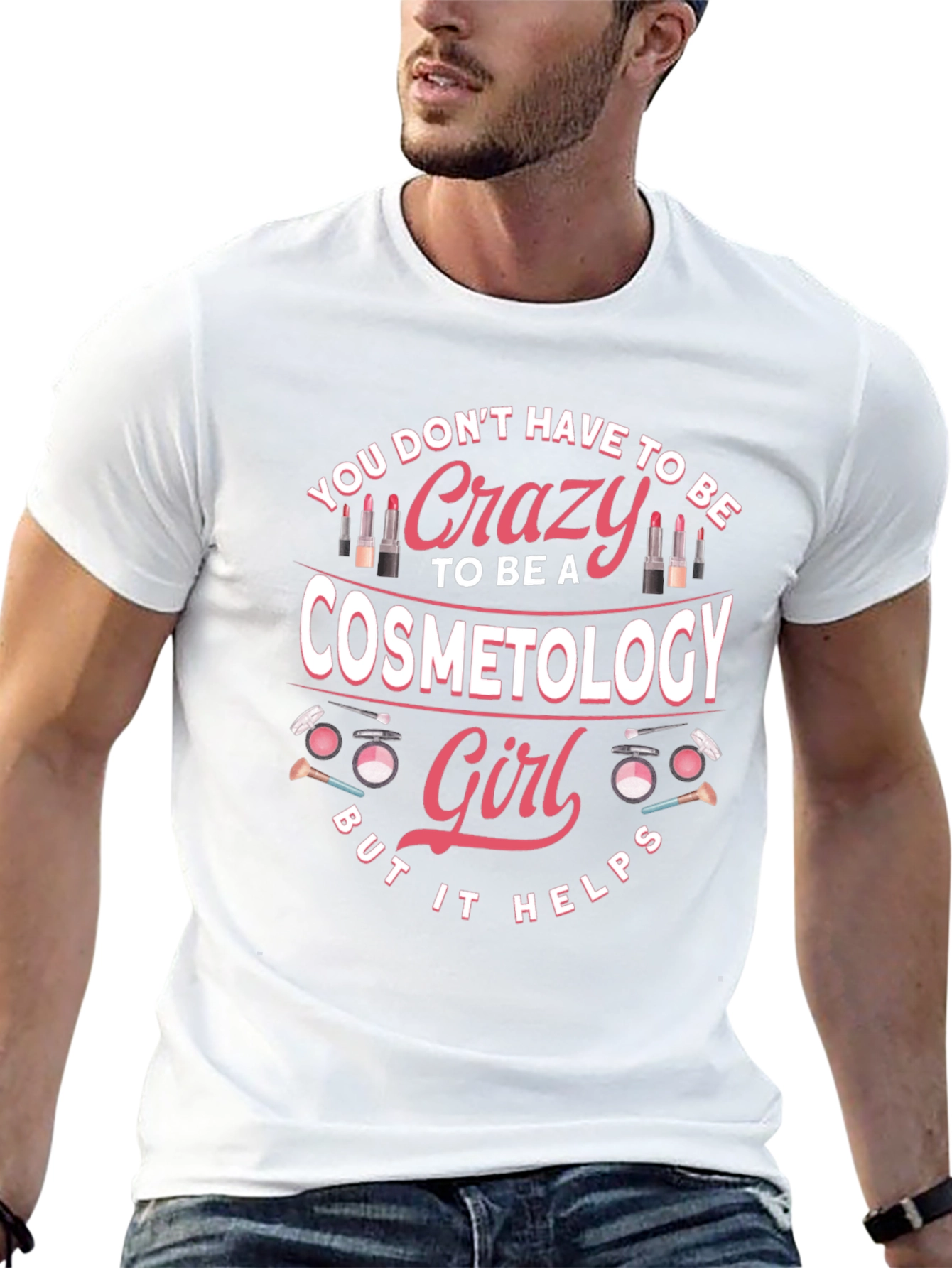 Crazy Cosmetology Girl T-Shirt - Black