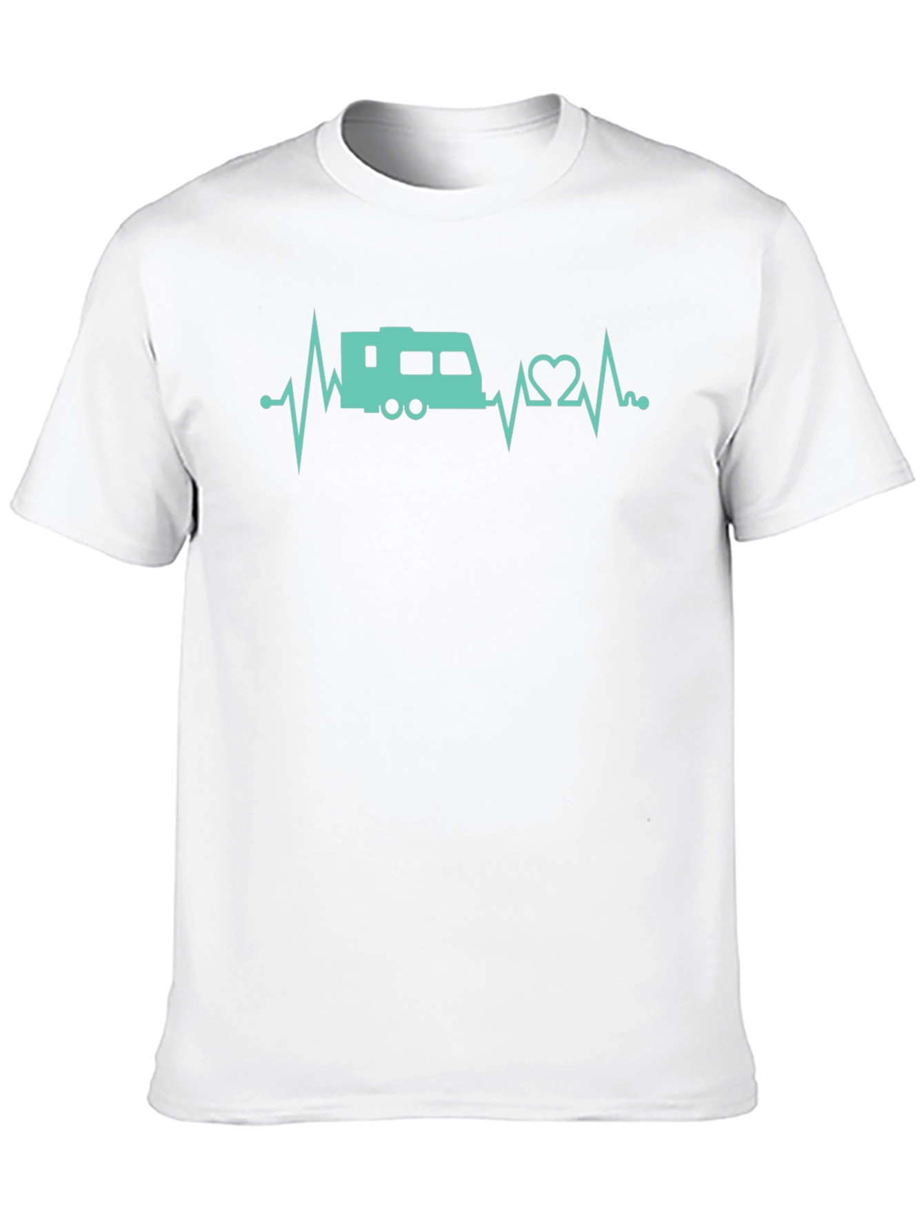RV Heartbeat T-Shirt - Camping Lover Tee