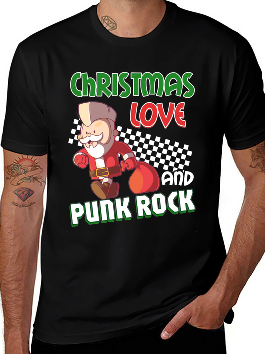 Christmas Love Punk Rock T-Shirt