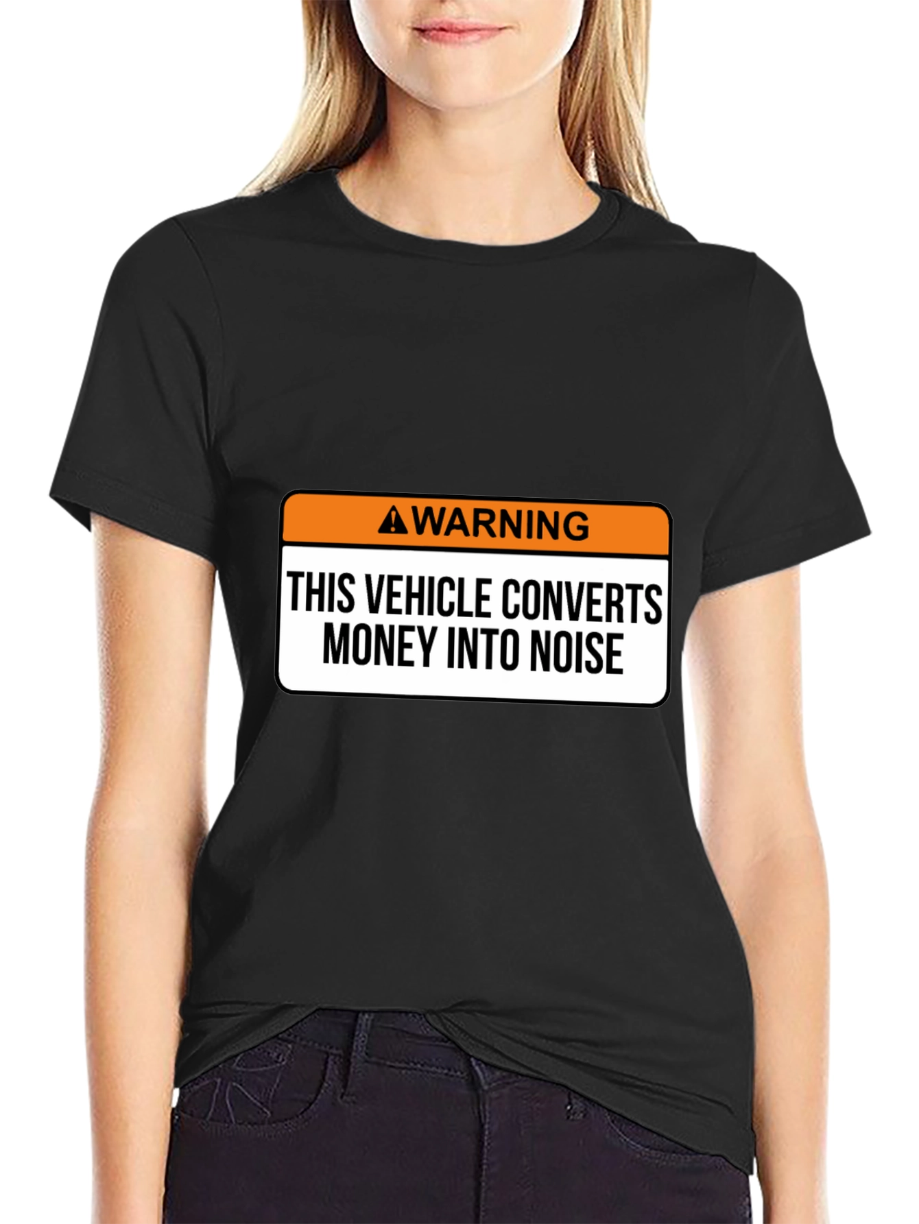 Warning Vehicle Converts Money Into Noise T-Shirt