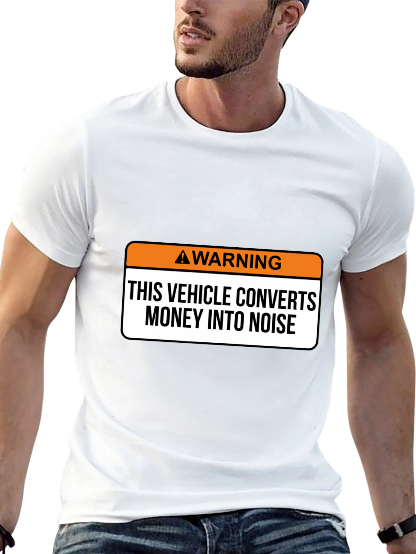Warning Vehicle Converts Money Into Noise T-Shirt