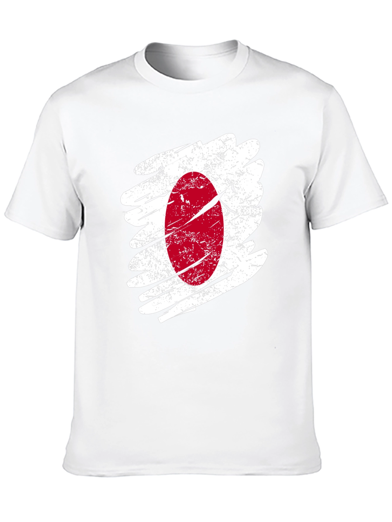 Japanese Flag Grunge Style T-Shirt