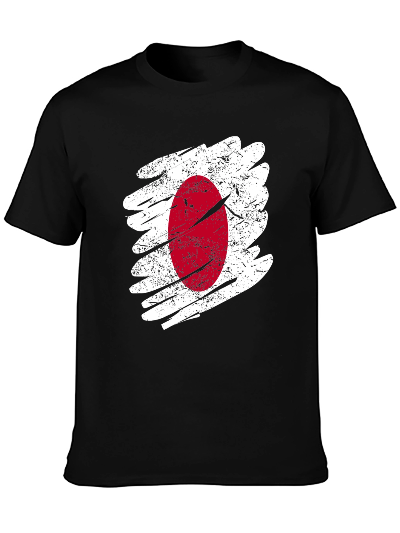 Japanese Flag Grunge Style T-Shirt