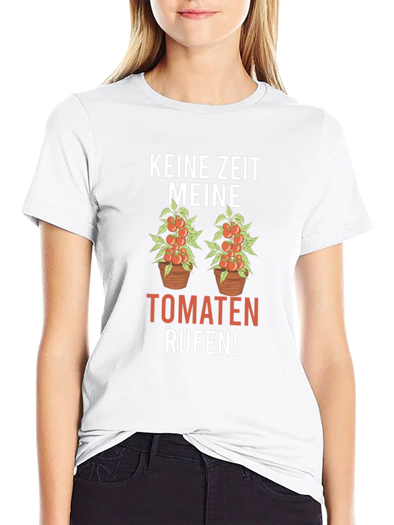 Tomato Calling T-Shirt - Gardening Enthusiast Tee