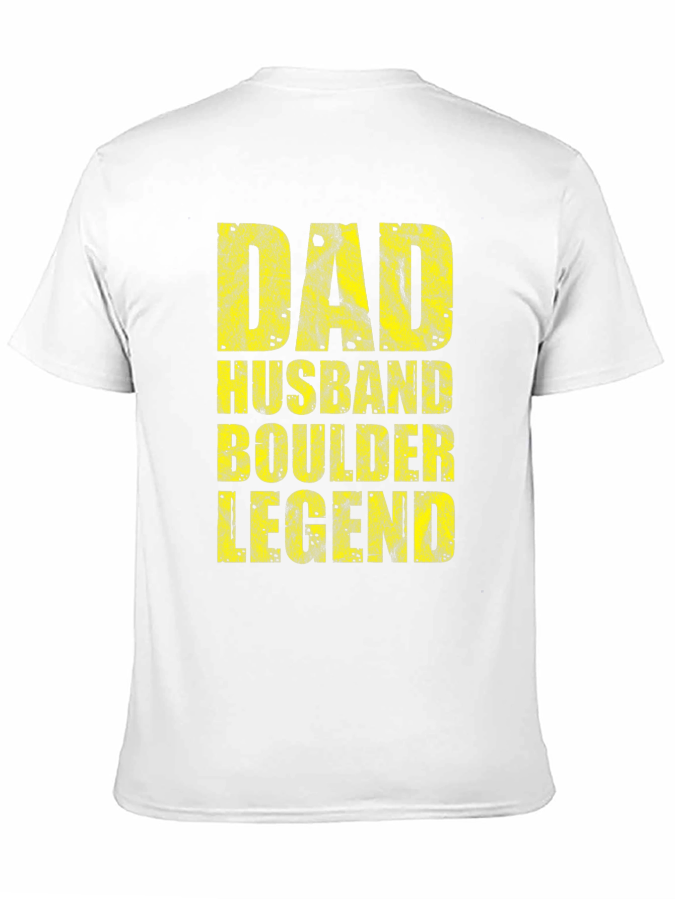 Dad Husband Boulder Legend Graphic T-Shirt