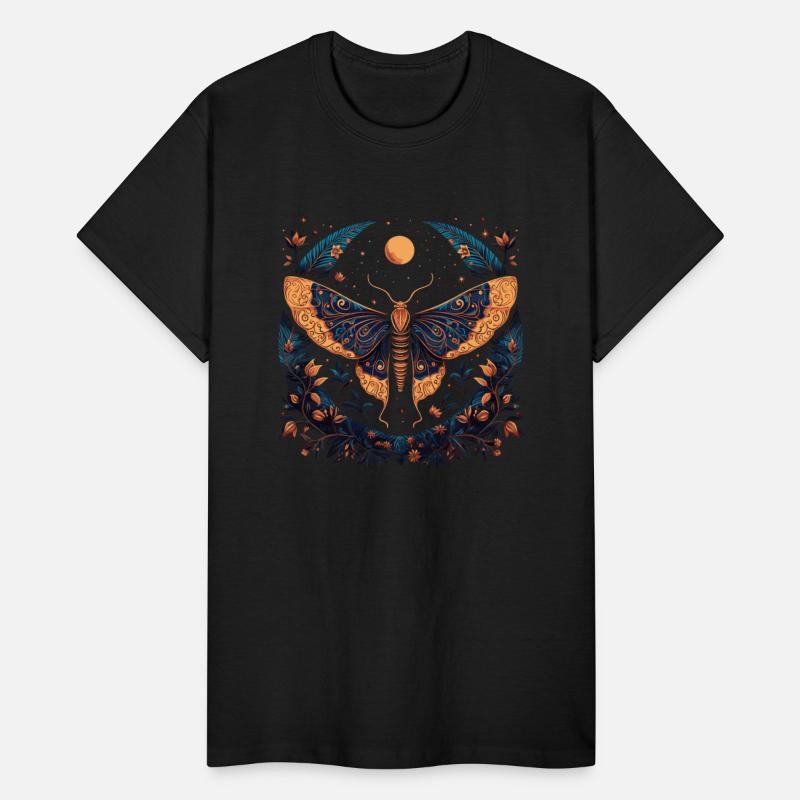 Luna moth Moon Witchy Butterfly Graphic Astronomy