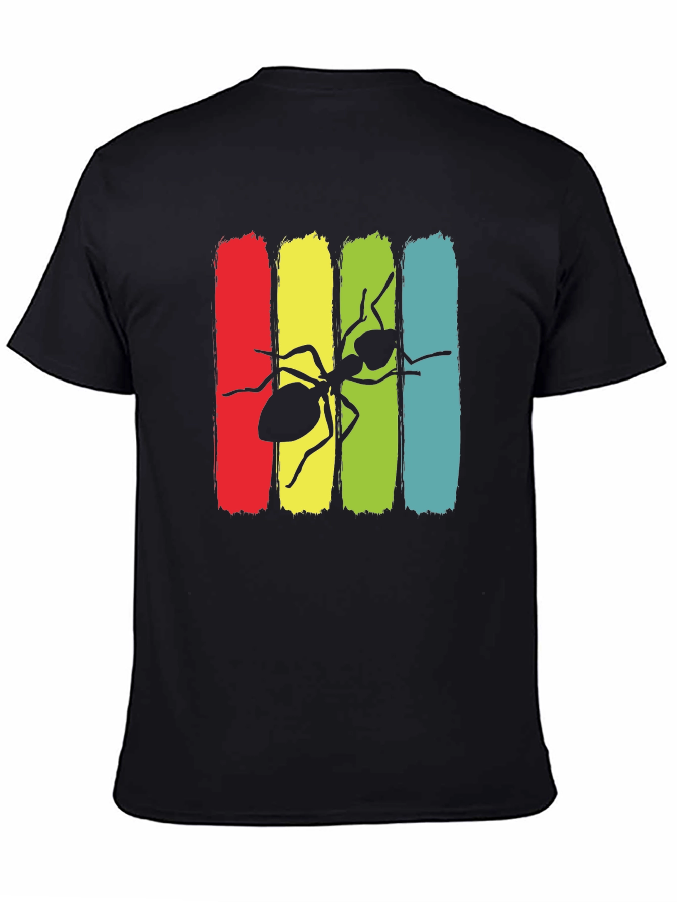 Ant Graphic Print Crew Neck T-Shirt