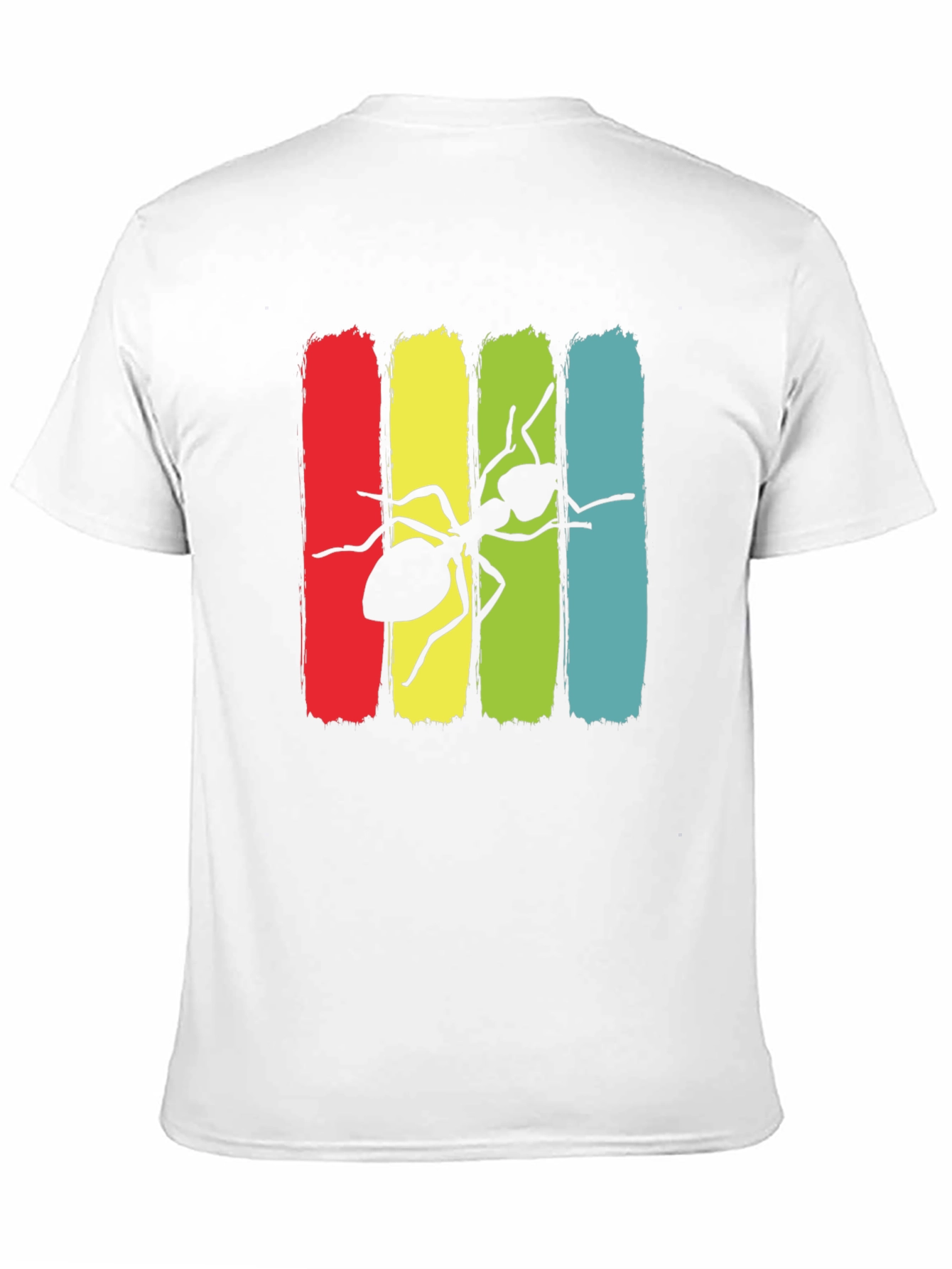 Ant Graphic Print Crew Neck T-Shirt