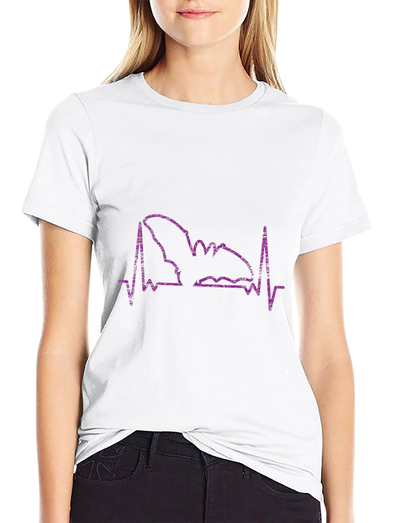 Bat Heartbeat T-Shirt - Halloween Vibes