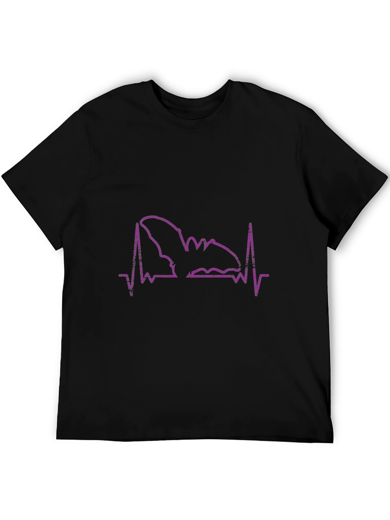 Bat Heartbeat T-Shirt - Halloween Vibes
