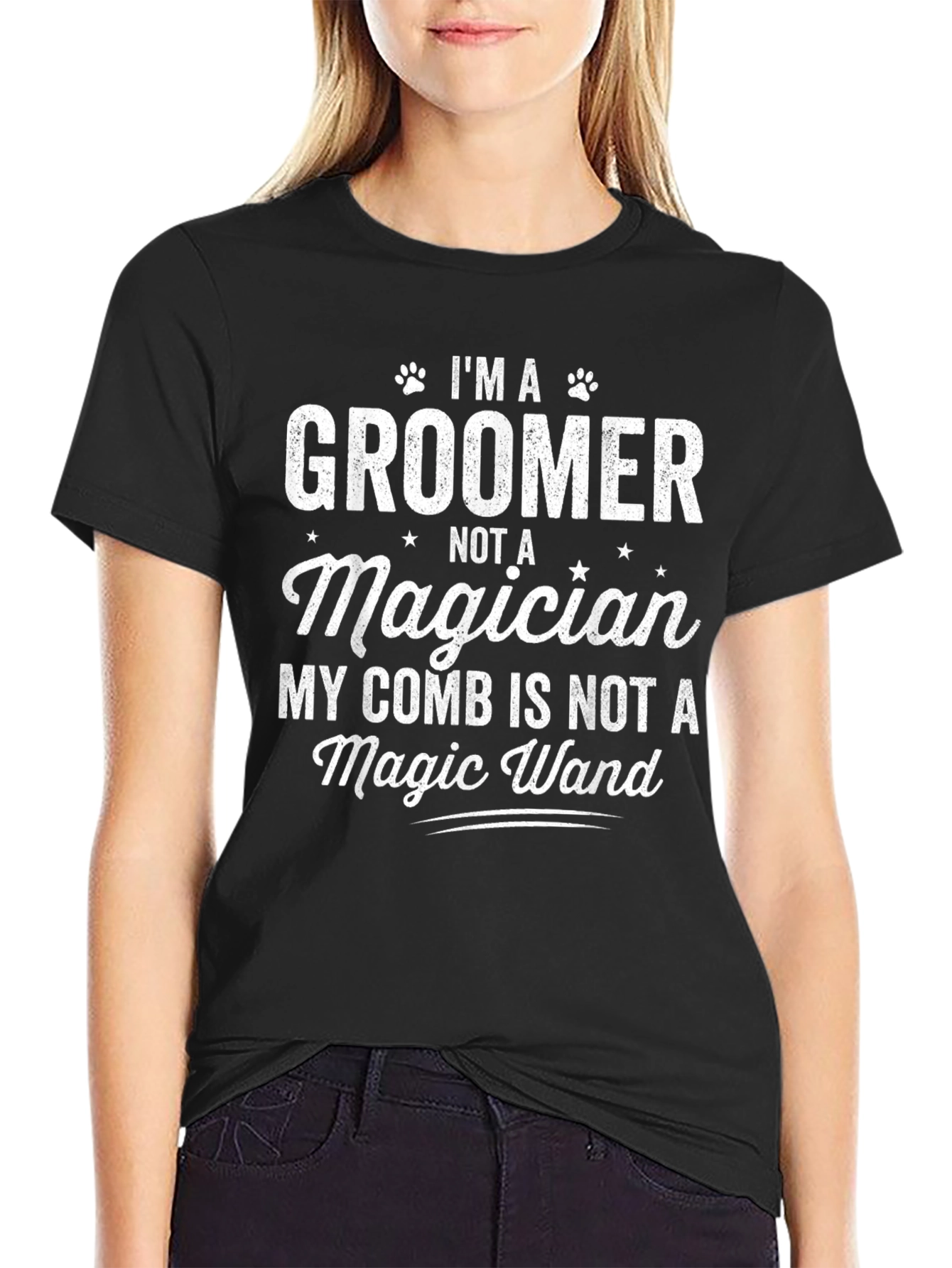 Groomer T-Shirt - Im a Groomer Not a Magician