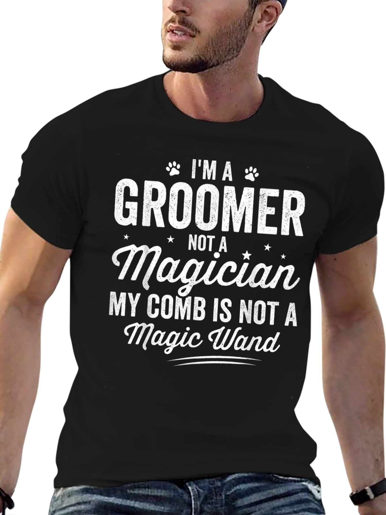 Groomer T-Shirt - Im a Groomer Not a Magician