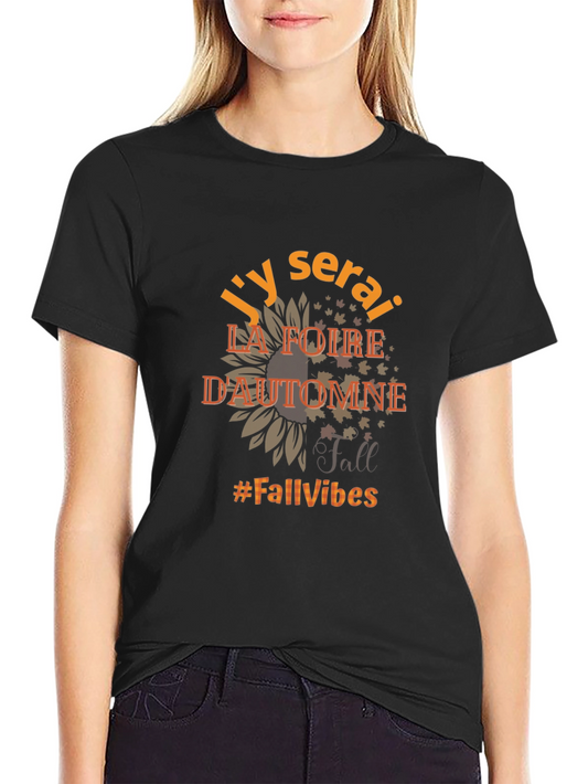 Fall Vibes T-Shirt - Jy Serai La Foire Dautomne
