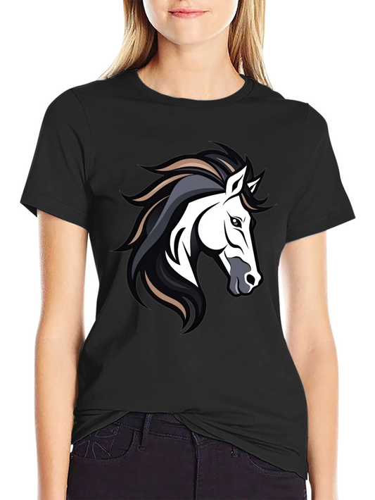 Horse Graphic Tee - Cool Animal Design