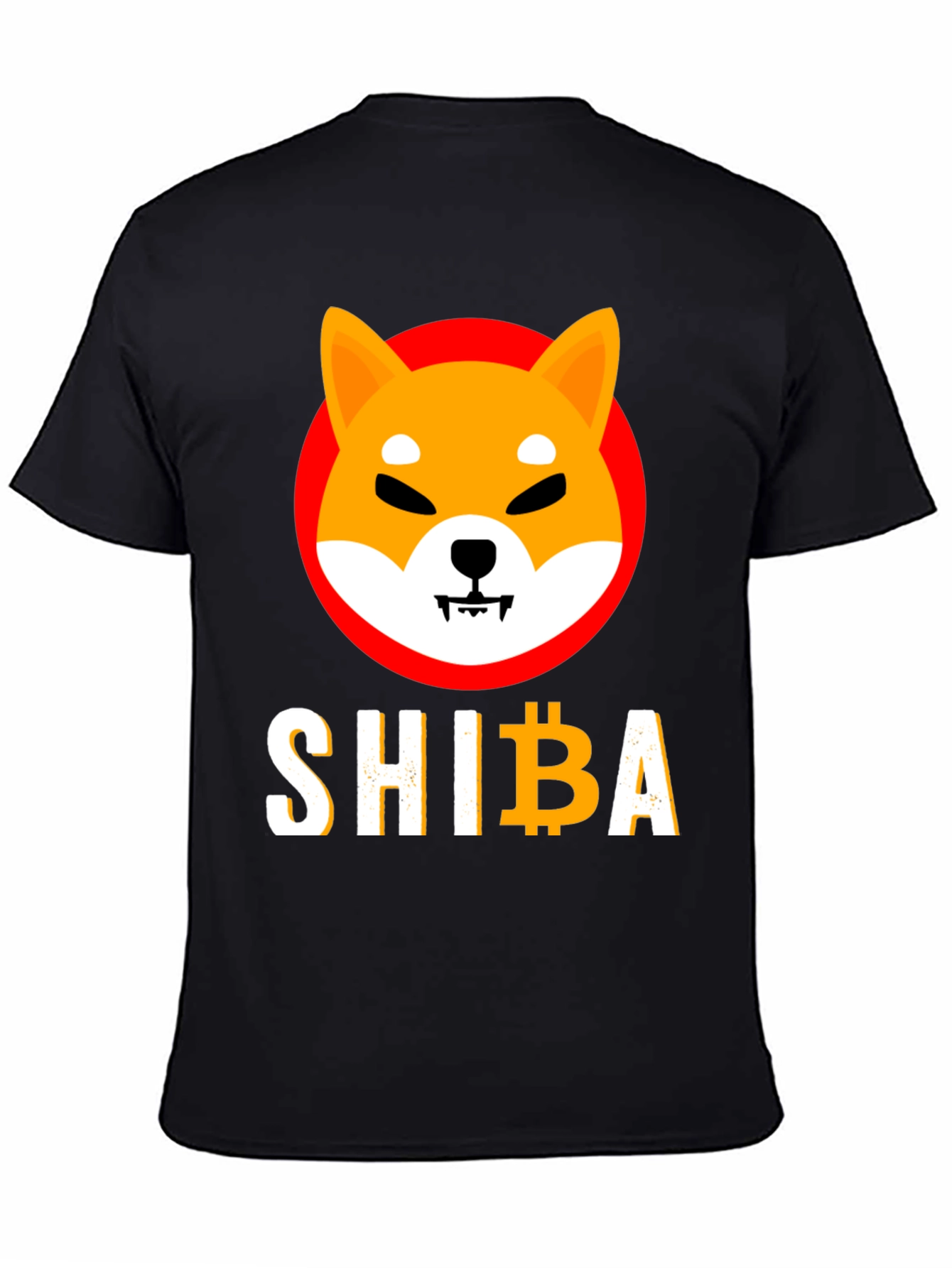 Shiba Inu Crypto Tee - Mens Black T-Shirt