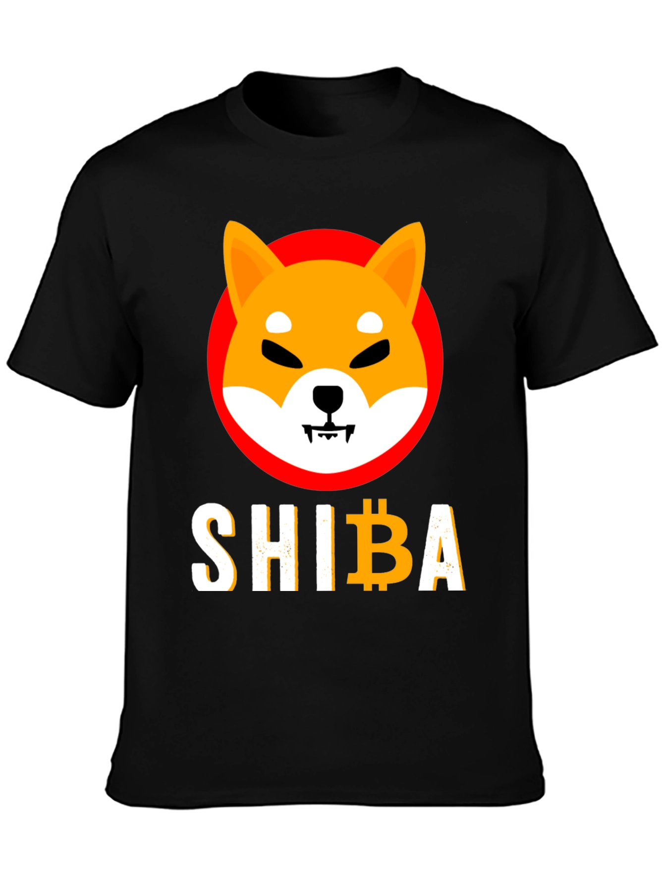 Shiba Inu Crypto Tee - Mens Black T-Shirt