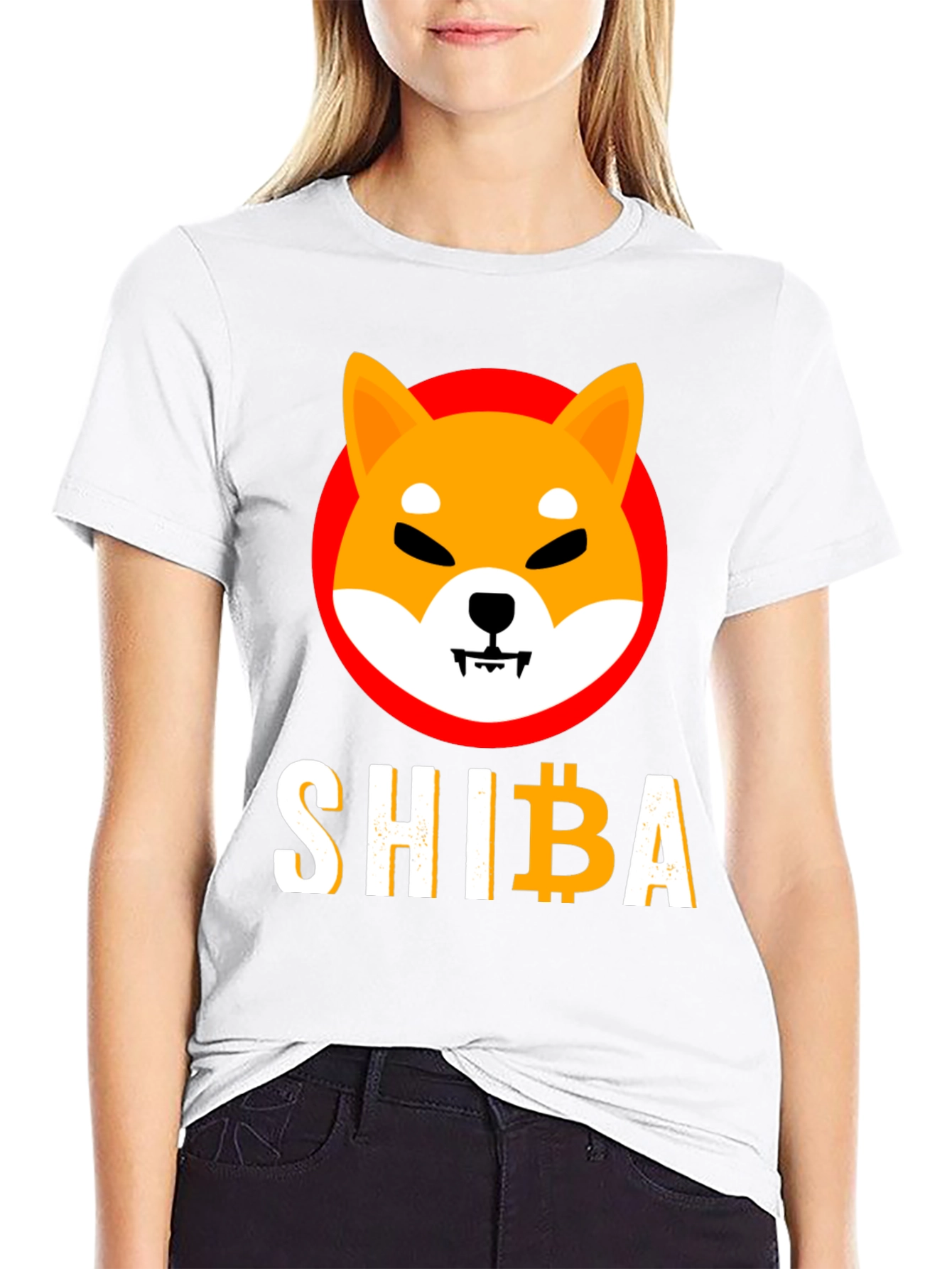 Shiba Inu Crypto Tee - Mens Black T-Shirt