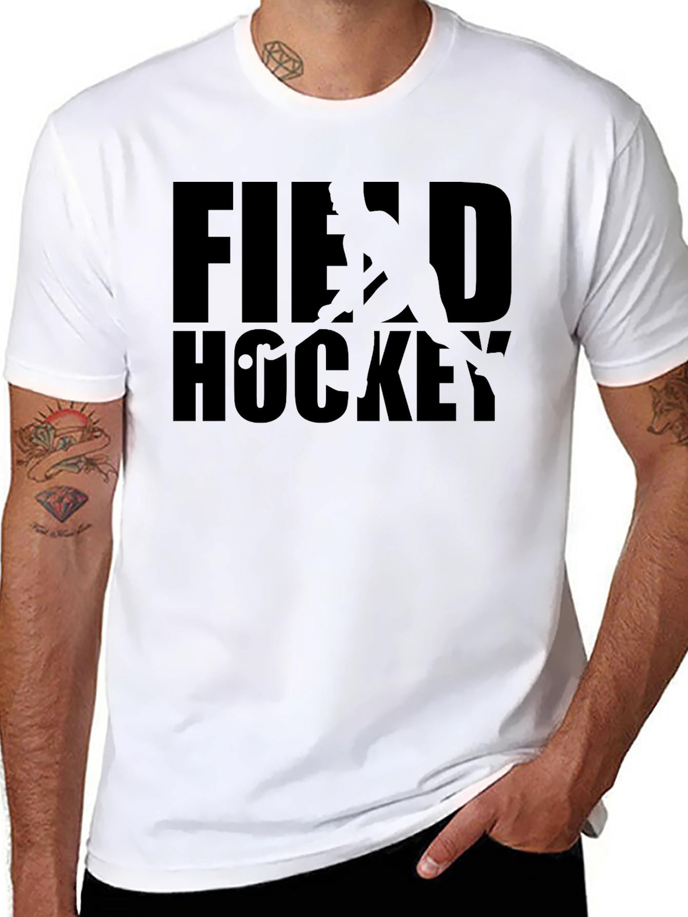 Field Hockey Graphic Tee - Sporty Casual Wear