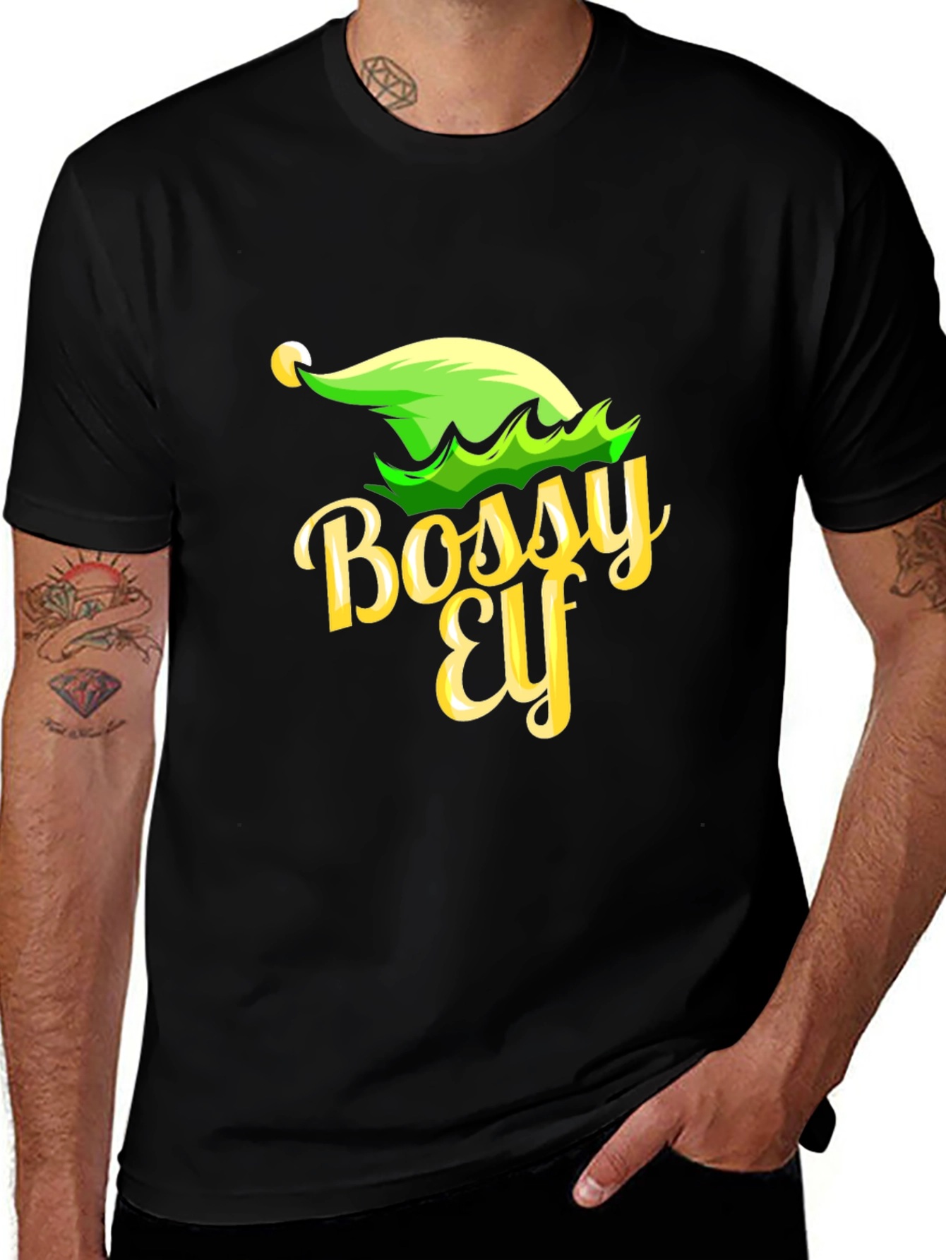 Bossy Elf Holiday T-Shirt