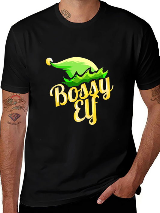 Bossy Elf Holiday T-Shirt