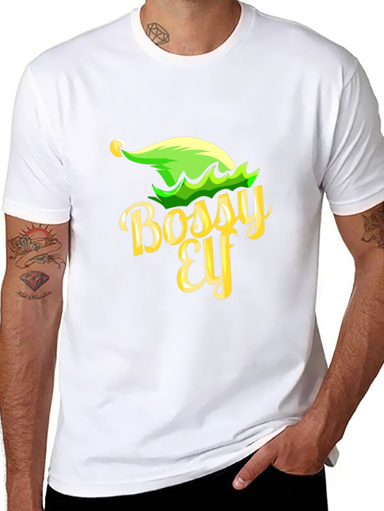 Bossy Elf Holiday T-Shirt