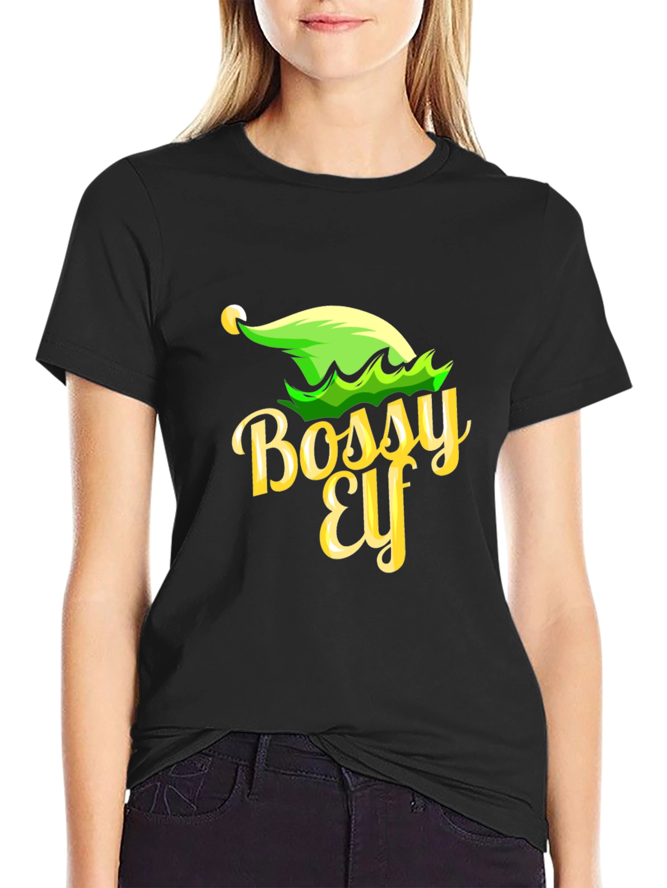 Bossy Elf Holiday T-Shirt