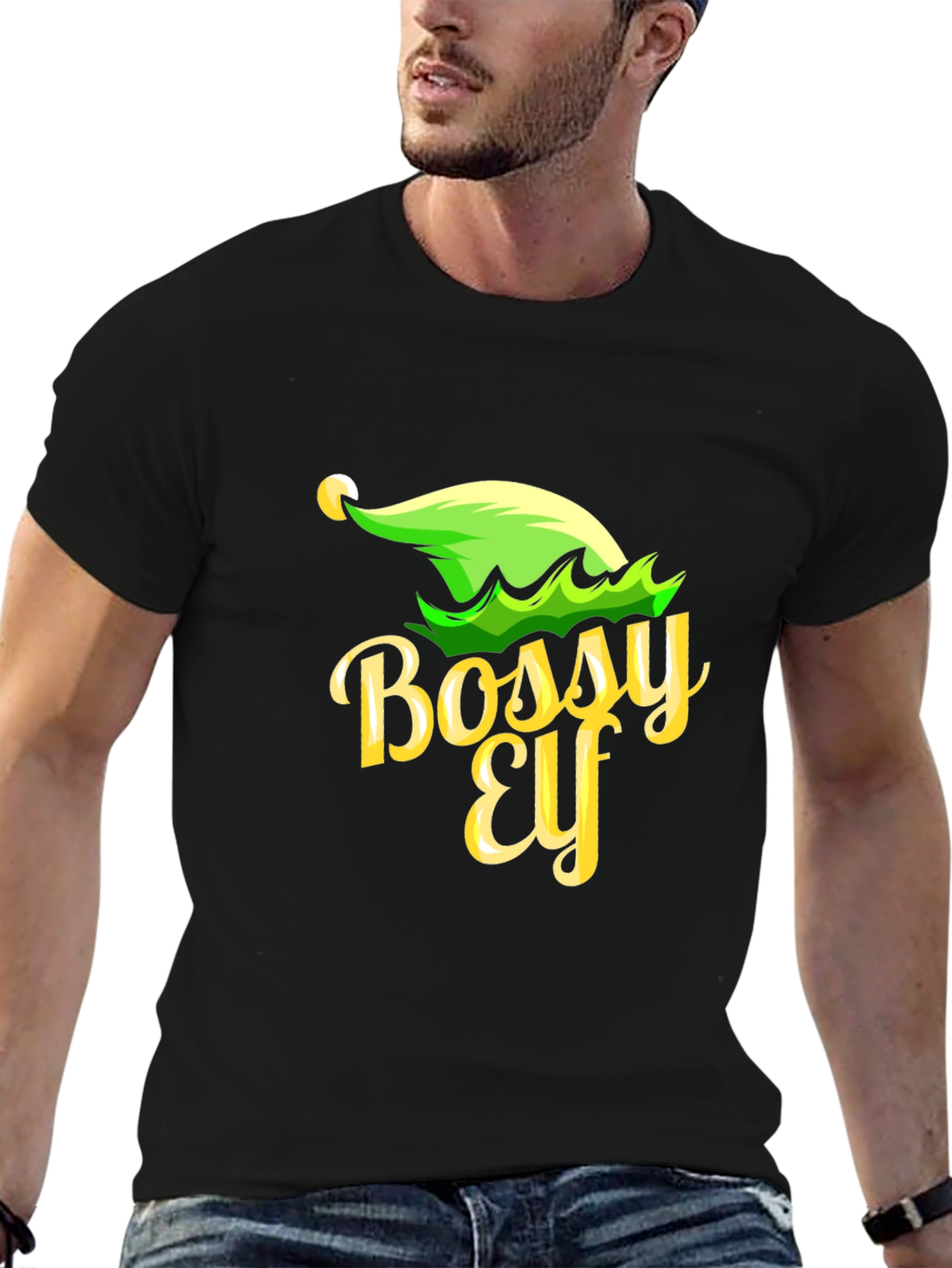 Bossy Elf Holiday T-Shirt