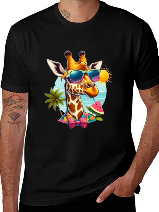 Summer Giraffe T-Shirt - Vacation Ready!
