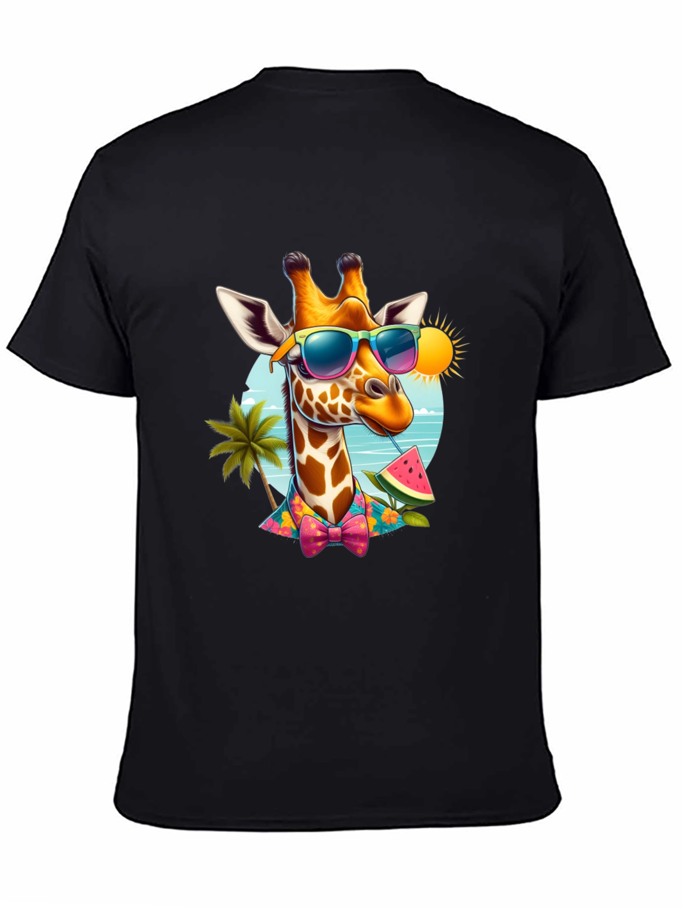 Summer Giraffe T-Shirt - Vacation Ready!