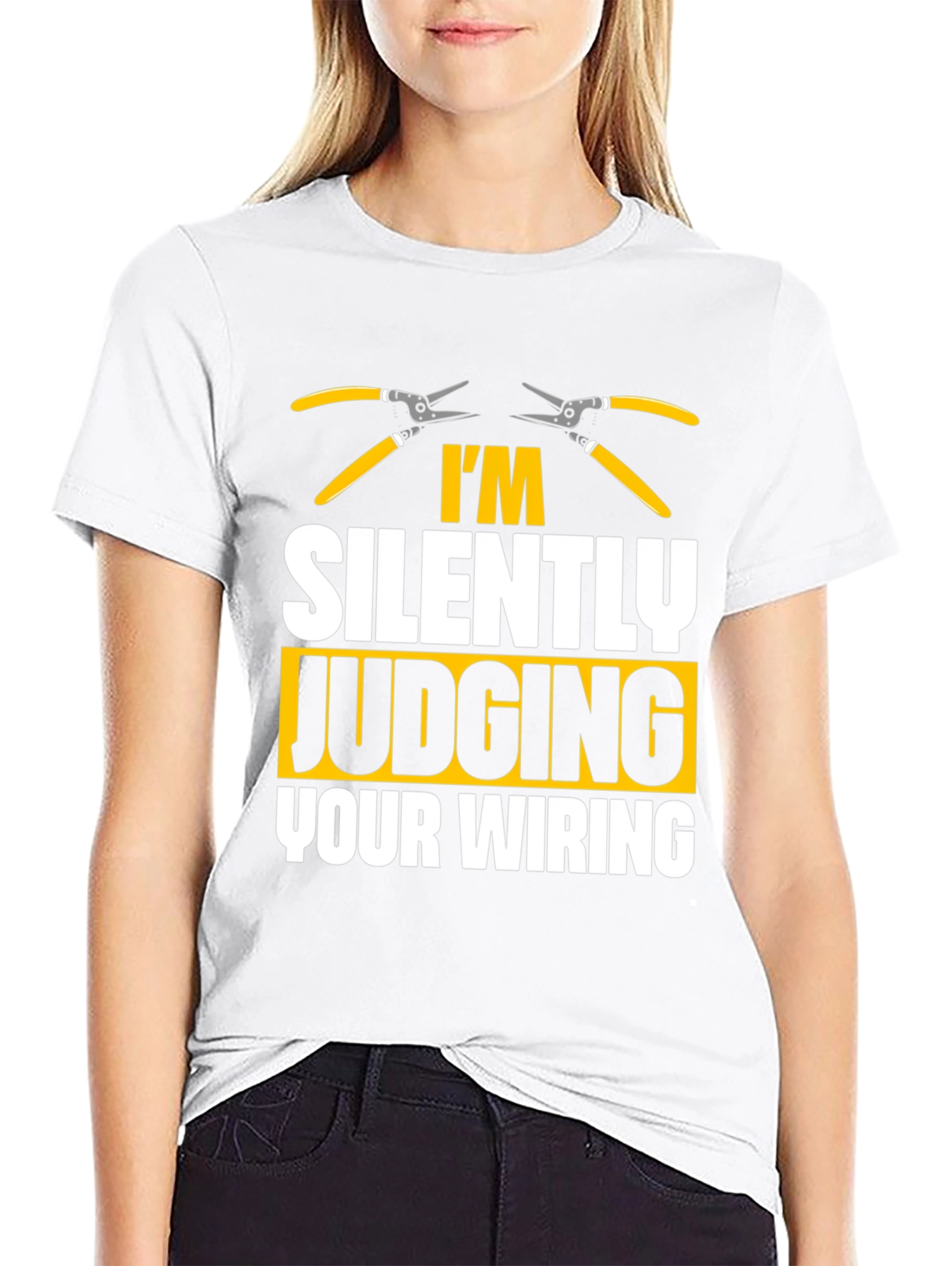 Silently Judging Your Wiring T-Shirt