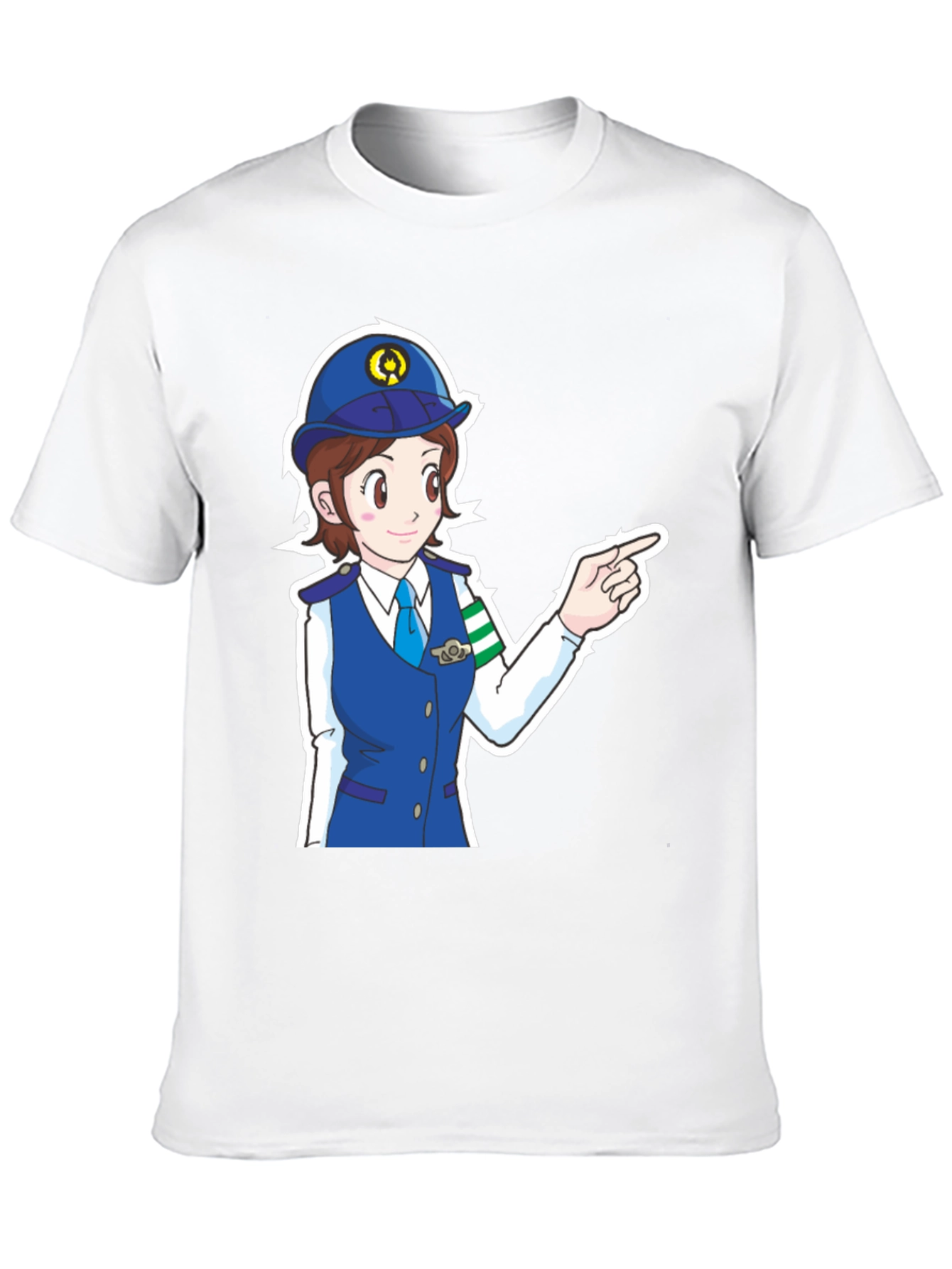 Anime Police Officer T-Shirt