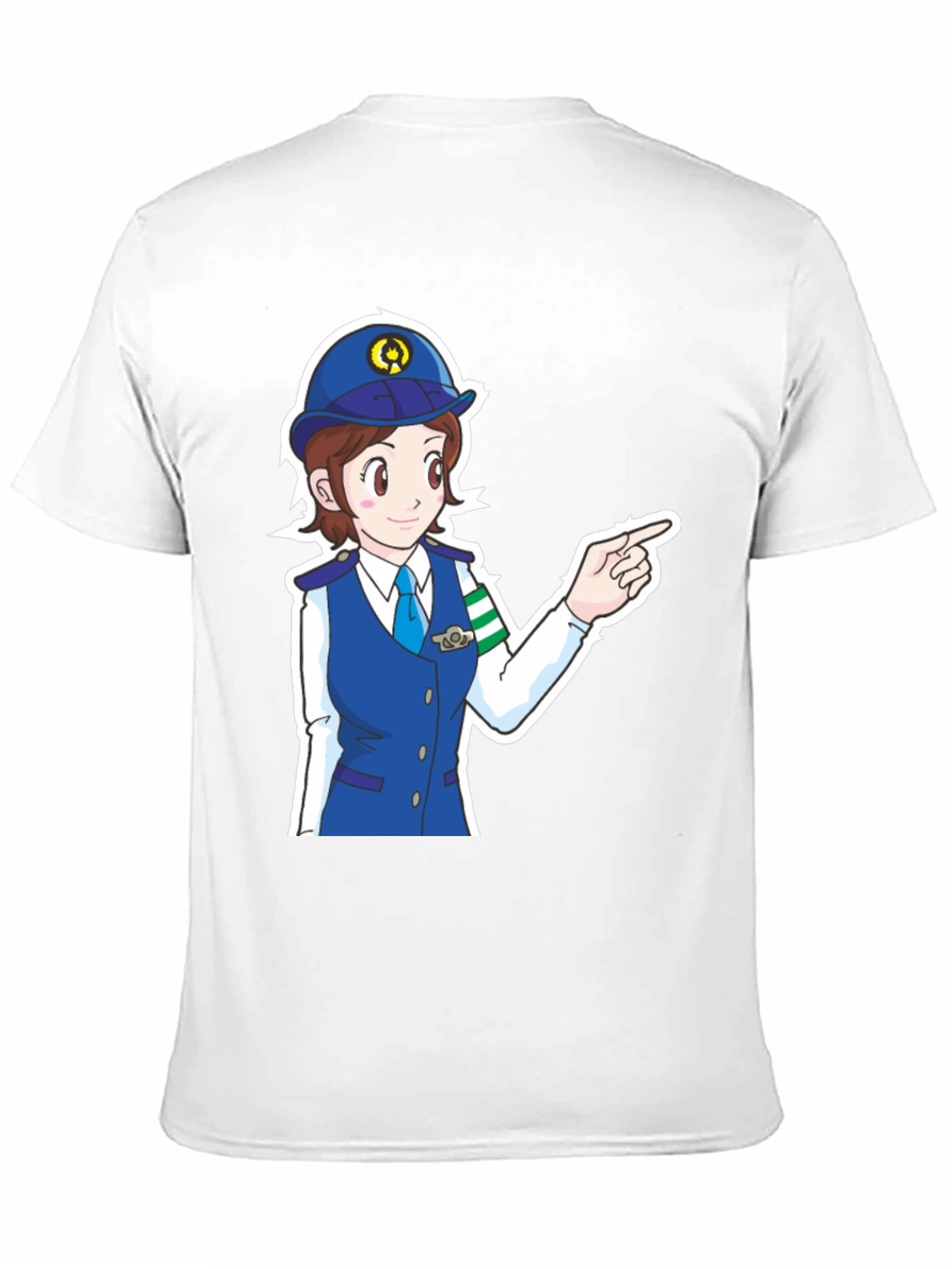 Anime Police Officer T-Shirt
