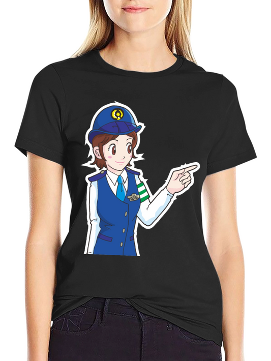 Anime Police Officer T-Shirt