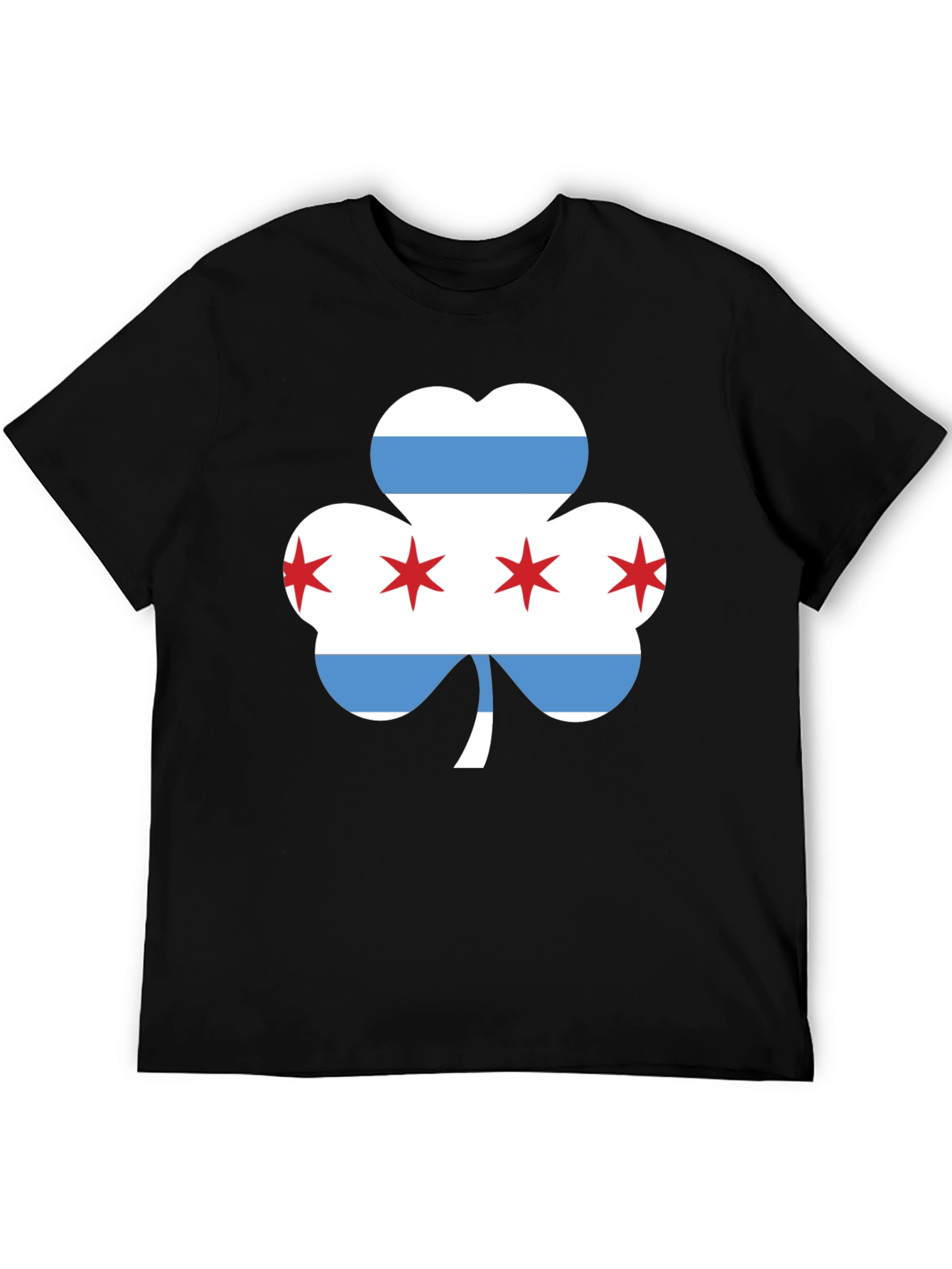 Chicago Shamrock Black T-Shirt
