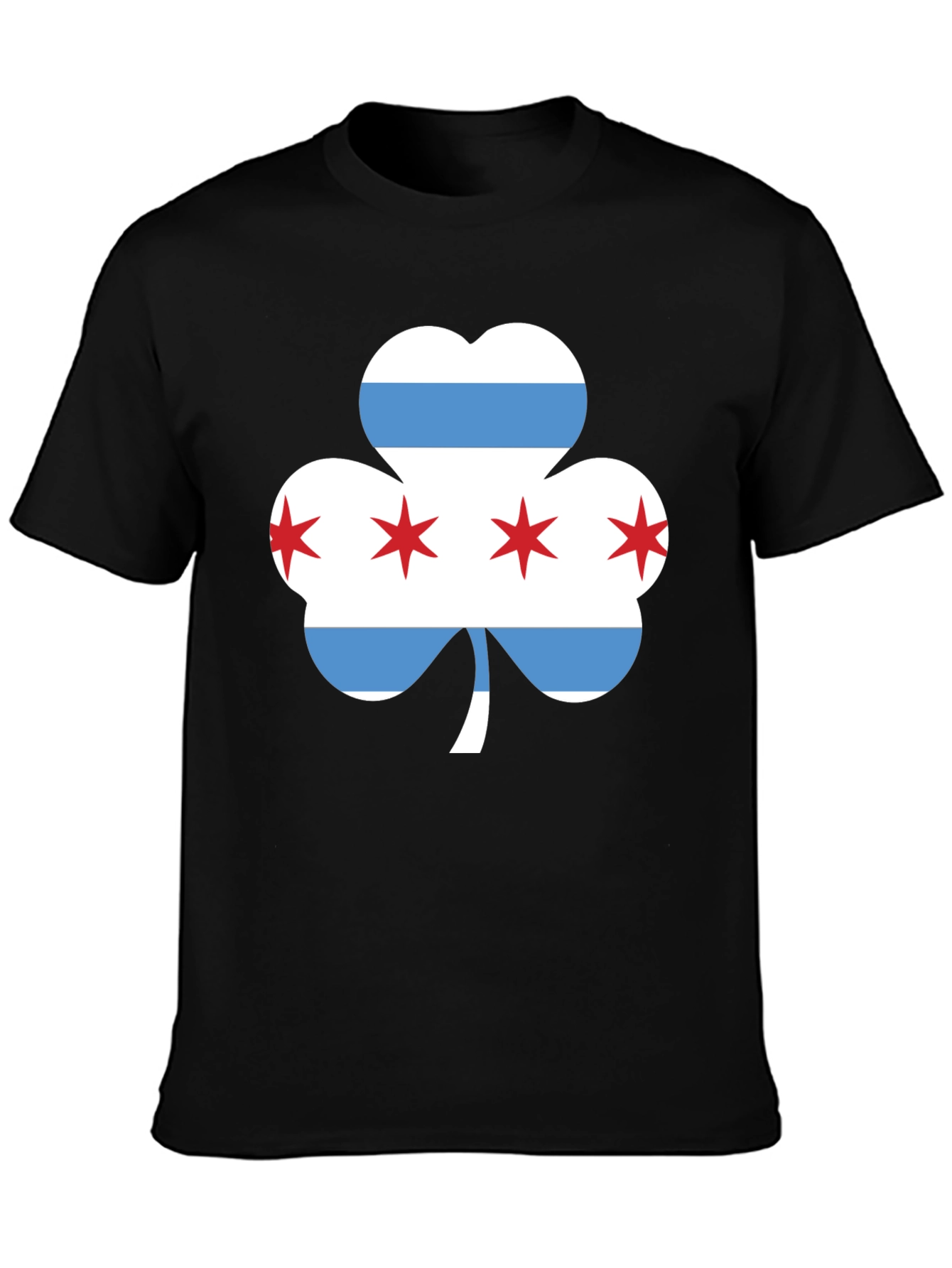 Chicago Shamrock Black T-Shirt