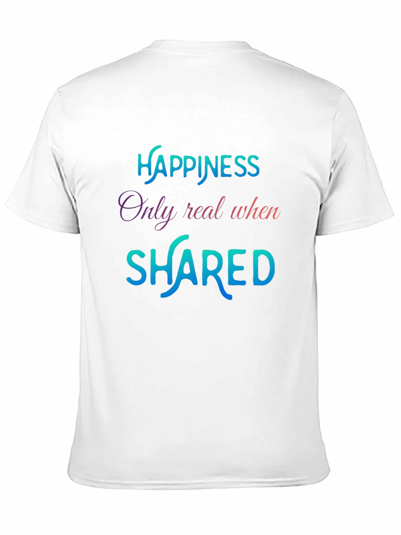 Happiness Shared Graphic Tee - Black T-Shirt