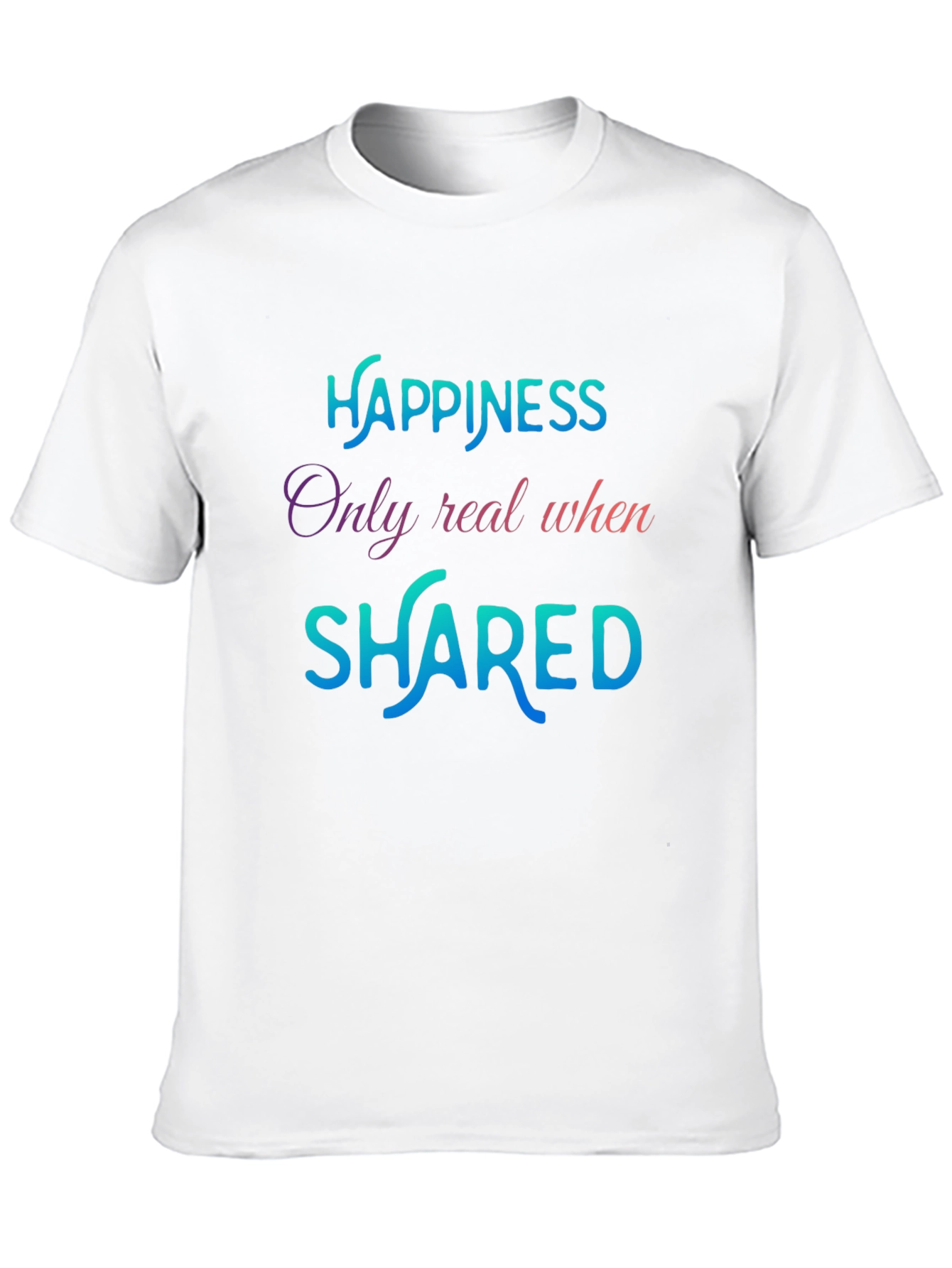 Happiness Shared Graphic Tee - Black T-Shirt