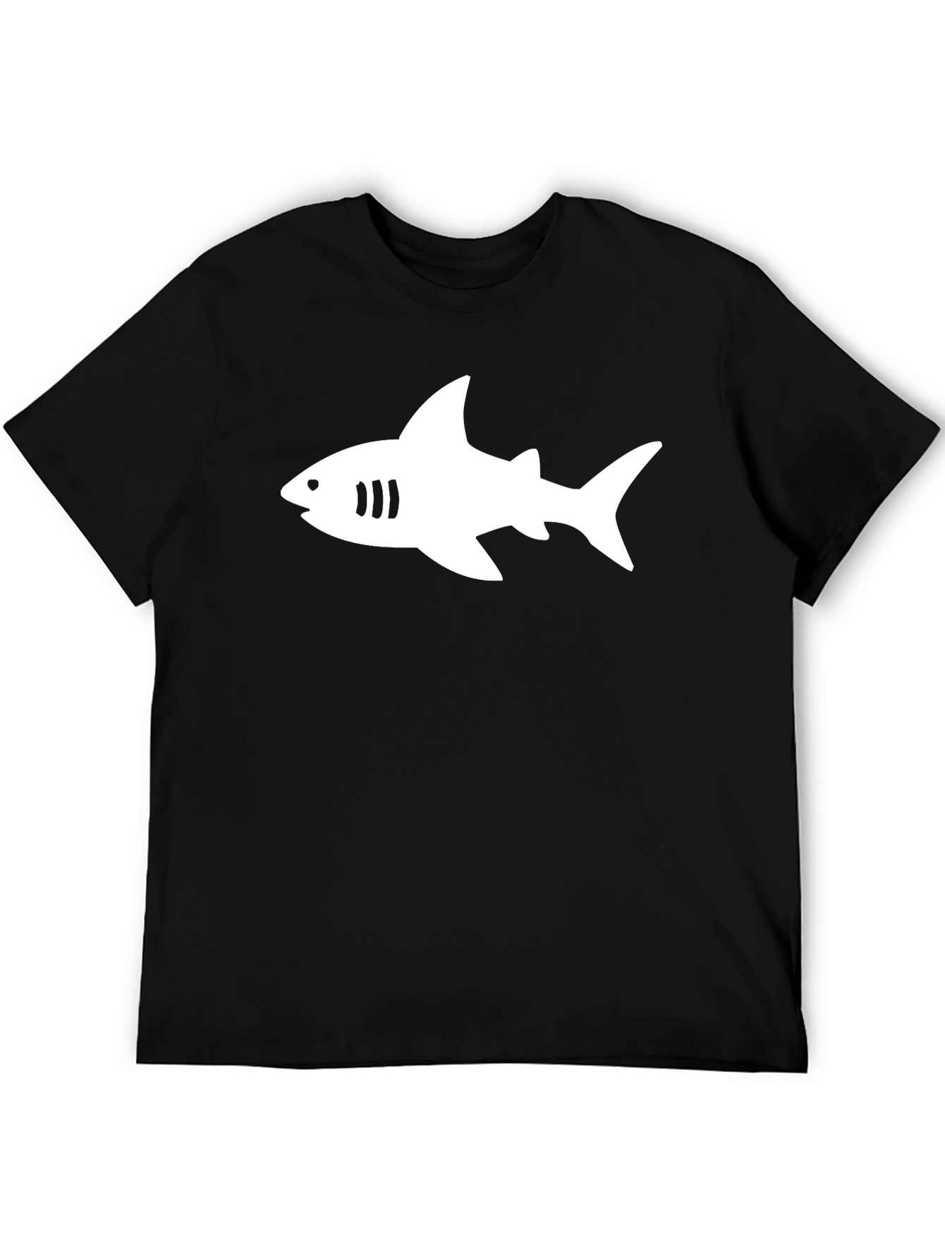 Black Shark Graphic Tee - Cool & Casual