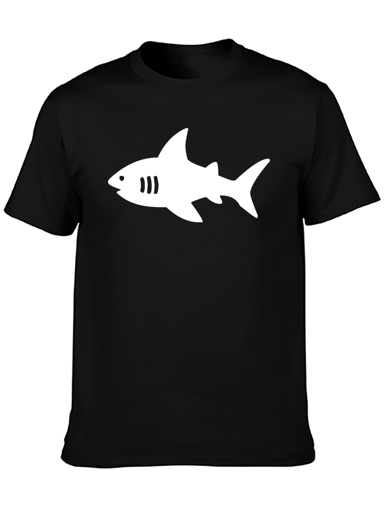 Black Shark Graphic Tee - Cool & Casual