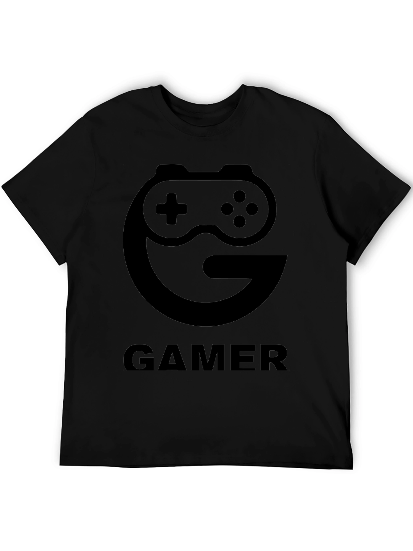 Gamer Controller Graphic Tee - Black