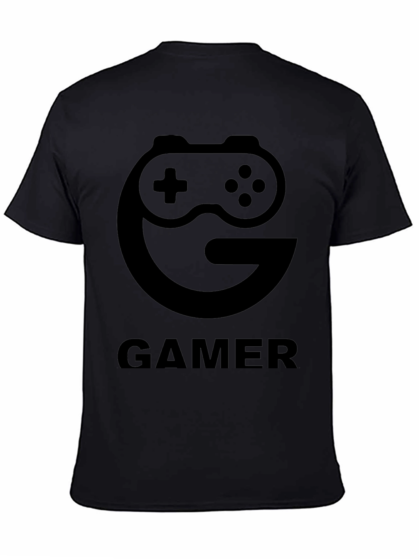 Gamer Controller Graphic Tee - Black