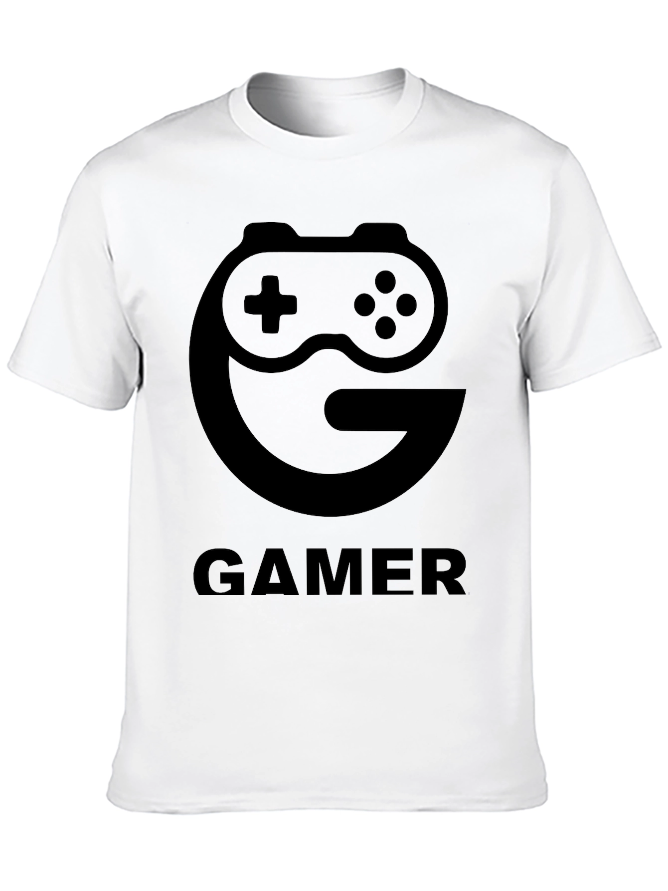 Gamer Controller Graphic Tee - Black