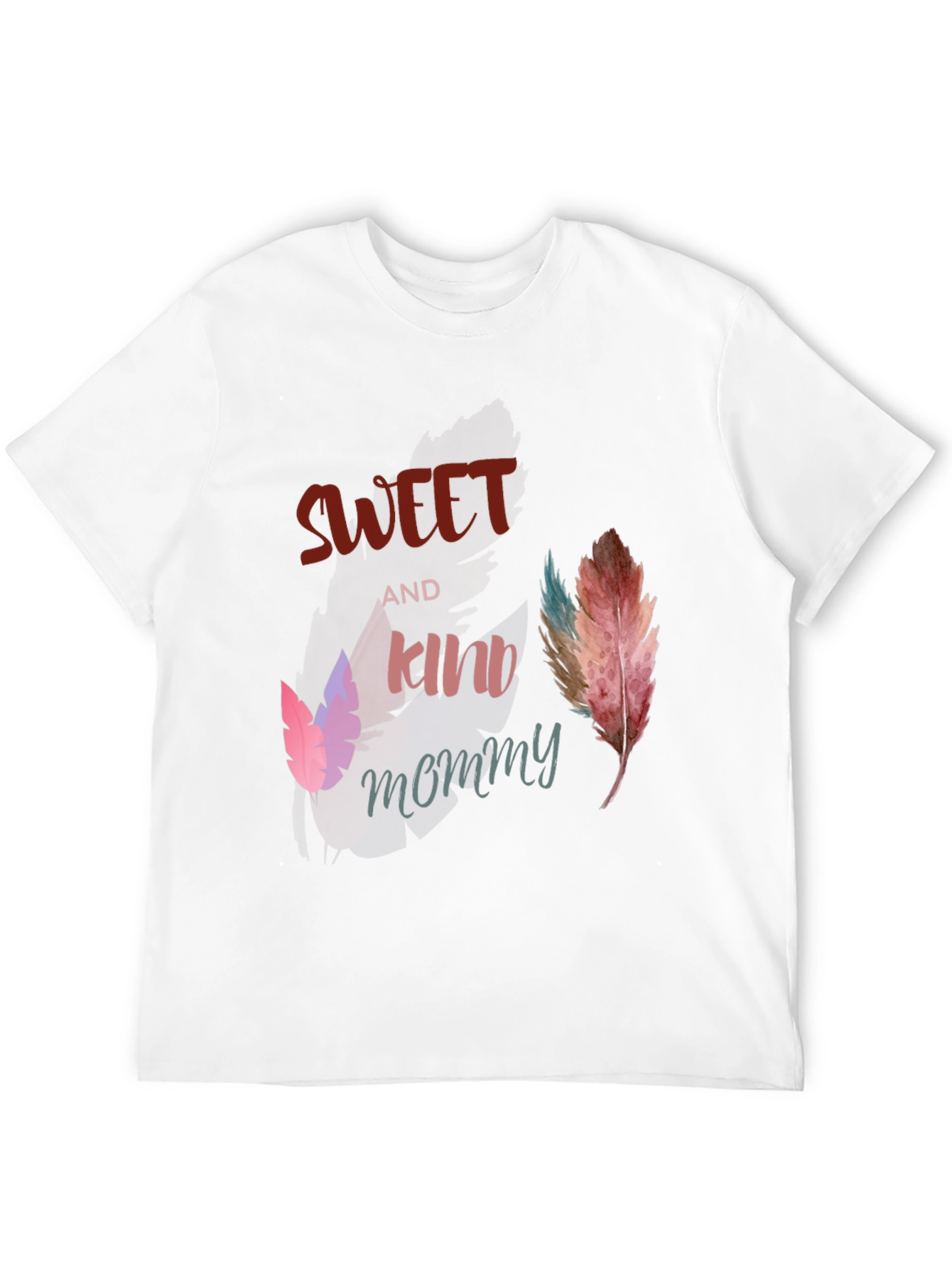 Sweet & Kind Mommy Feather Graphic Tee