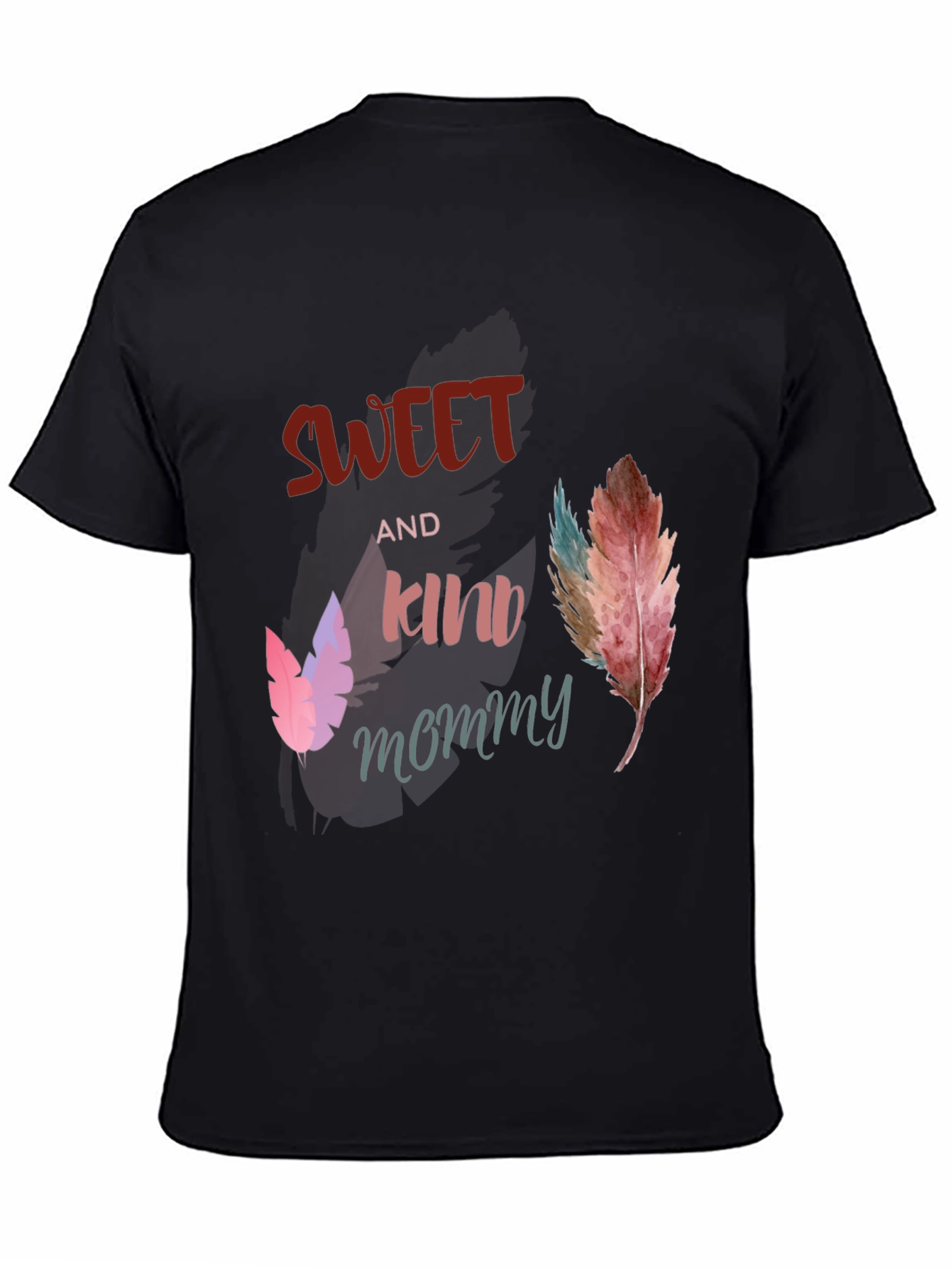 Sweet & Kind Mommy Feather Graphic Tee