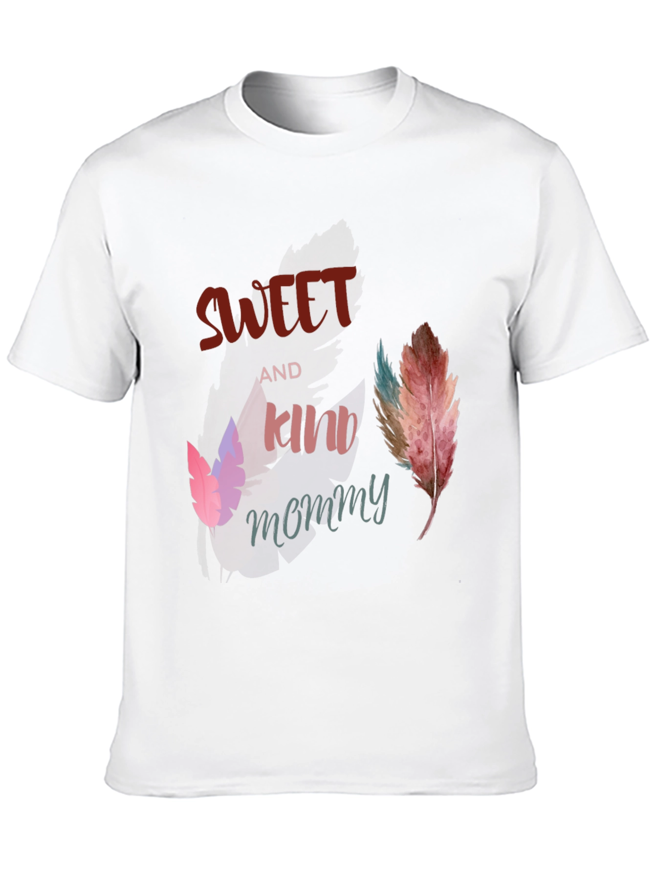 Sweet & Kind Mommy Feather Graphic Tee