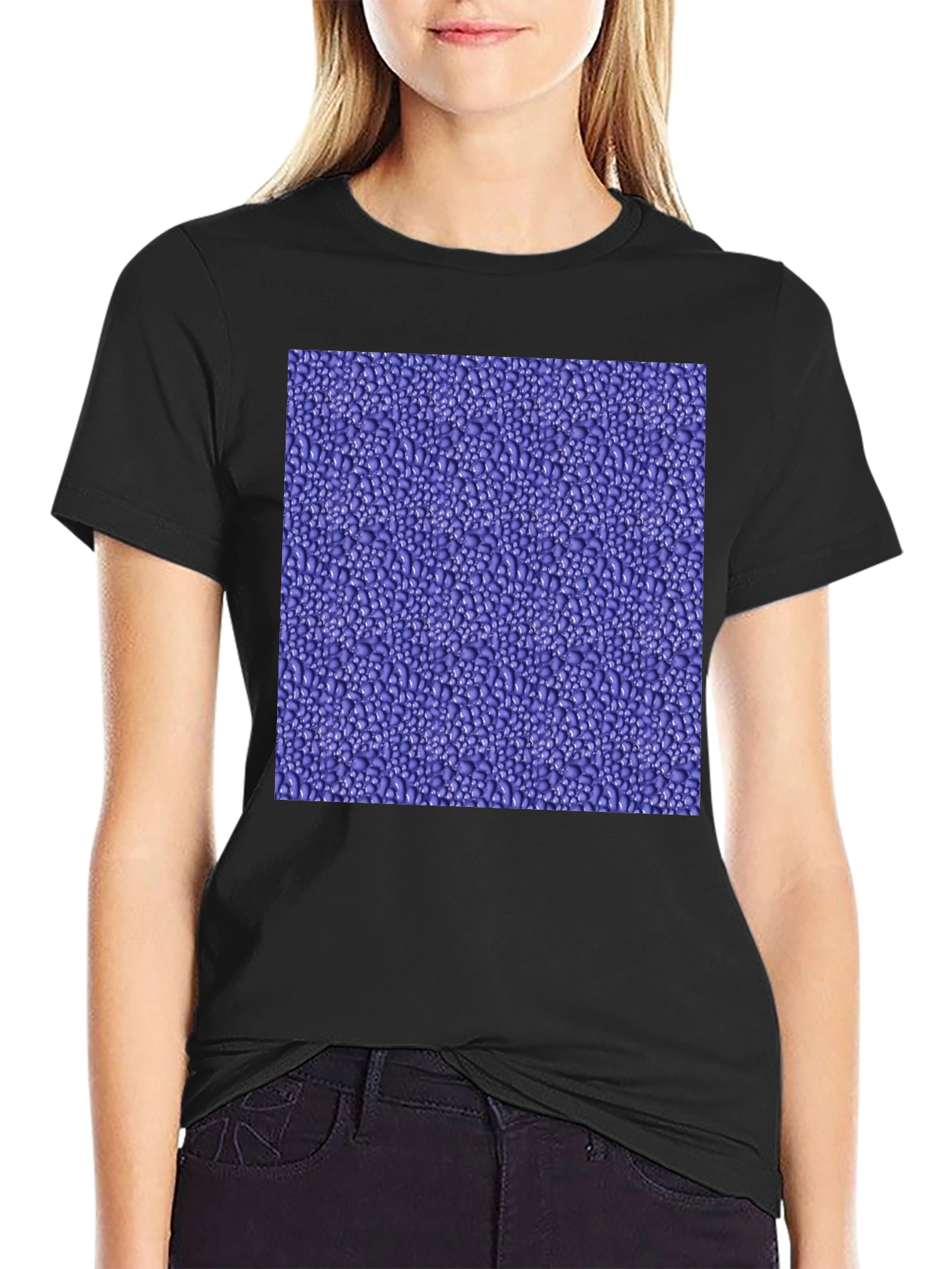 Abstract Pattern Mens Crew Neck Tee