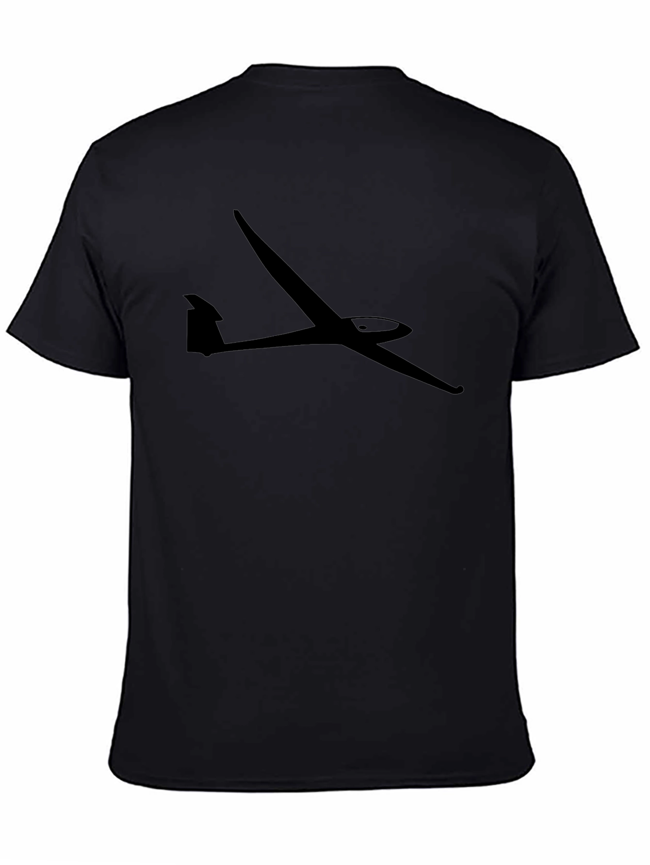 Glider Graphic Tee - Black Airplane T-Shirt