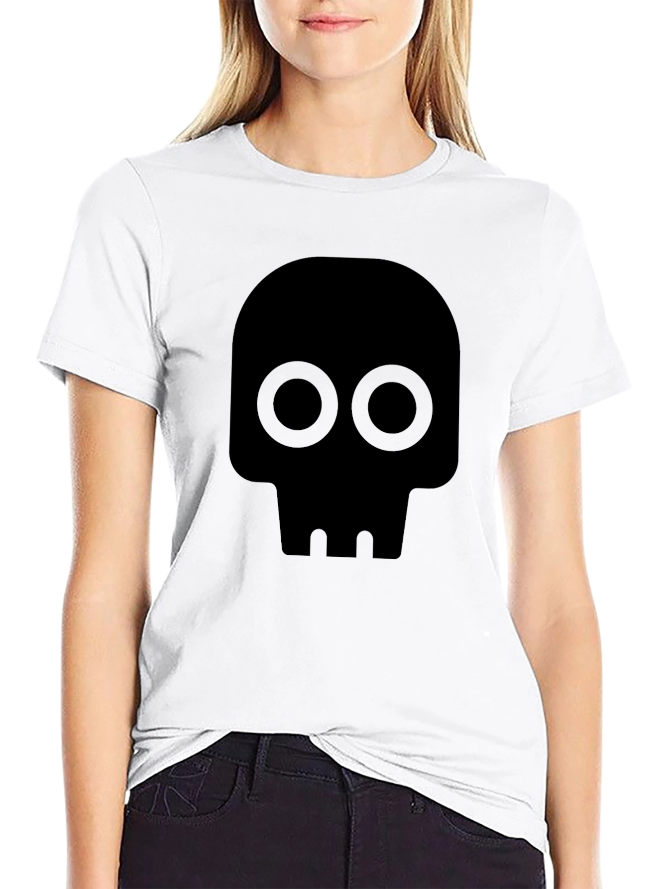 Skull Graphic Tee - Mens Black T-Shirt