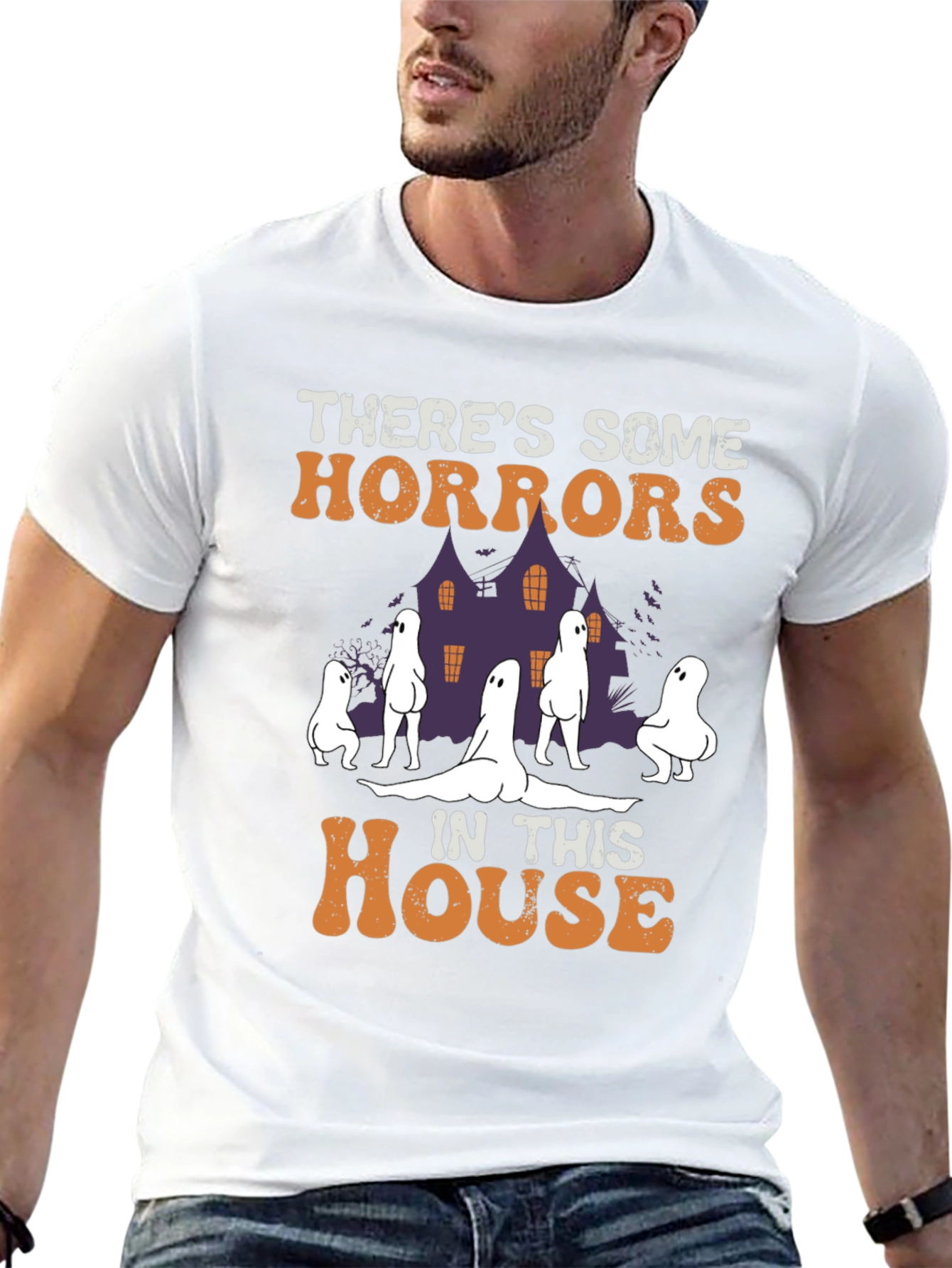 Halloween Horrors in This House Graphic Tee