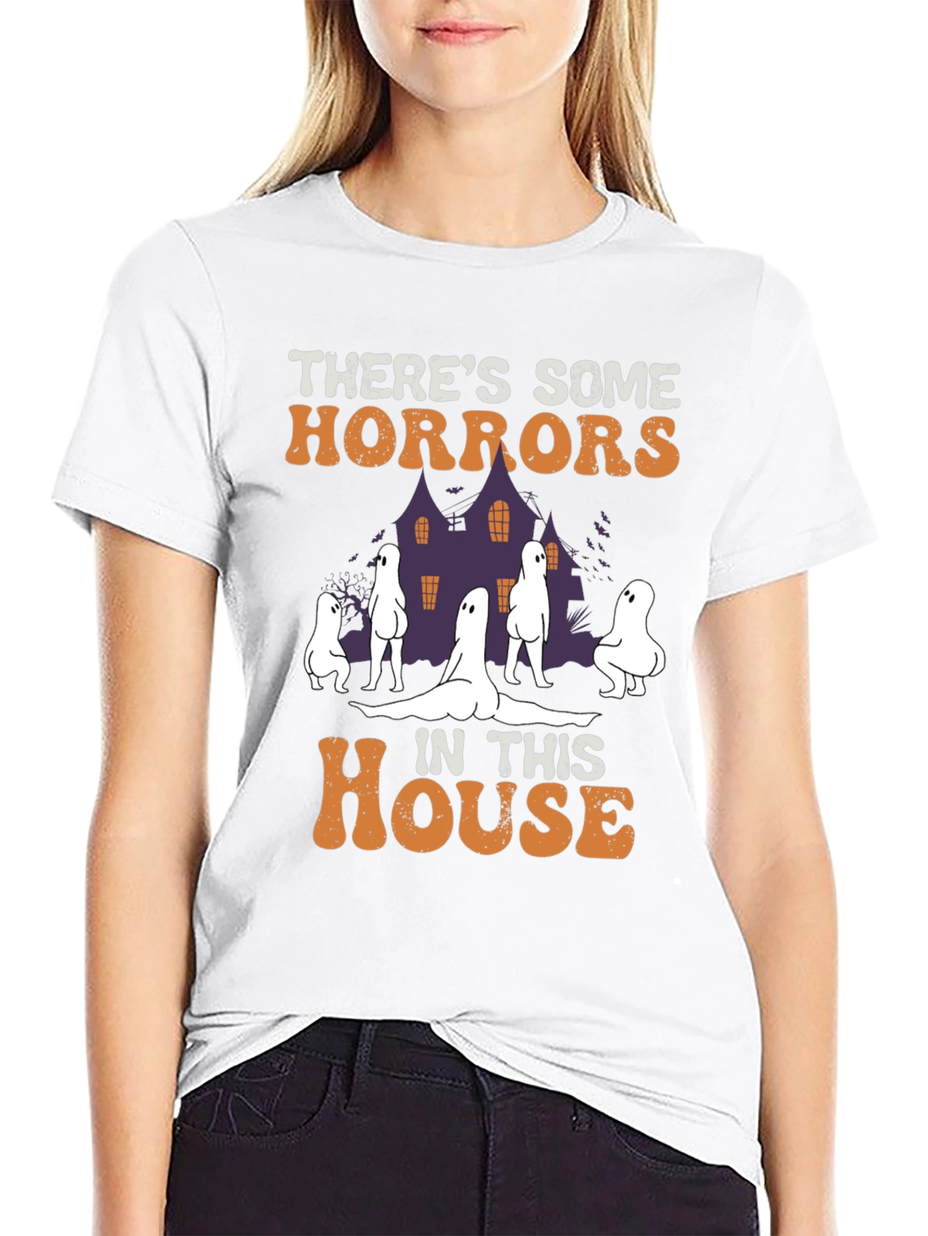 Halloween Horrors in This House Graphic Tee